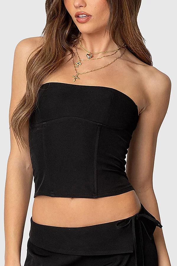 Edikted Selena Lace Up Corset Womens at Urban Outfitters Product Image