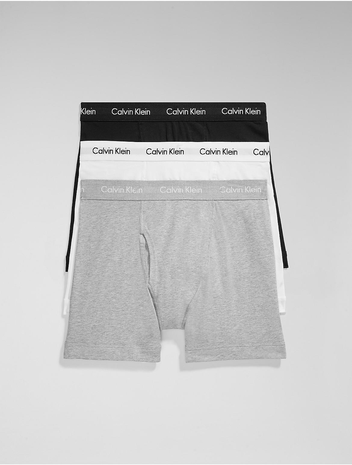 Calvin Klein Cotton Stretch Moisture Wicking Boxer Briefs, Pack of 3 Product Image