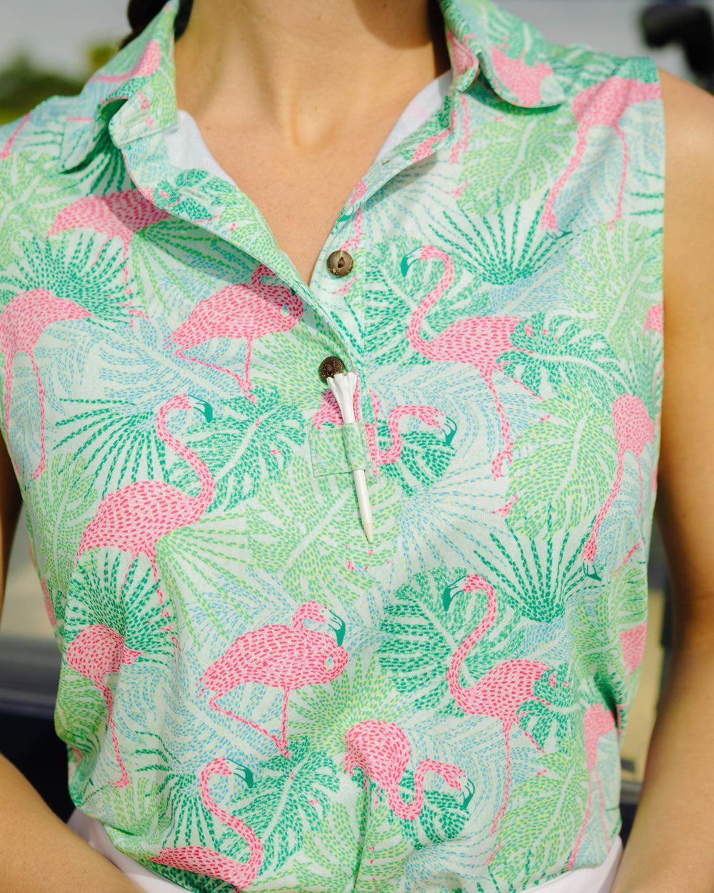 The Sunshine State - Ladies Sleeveless Golf Polo Product Image