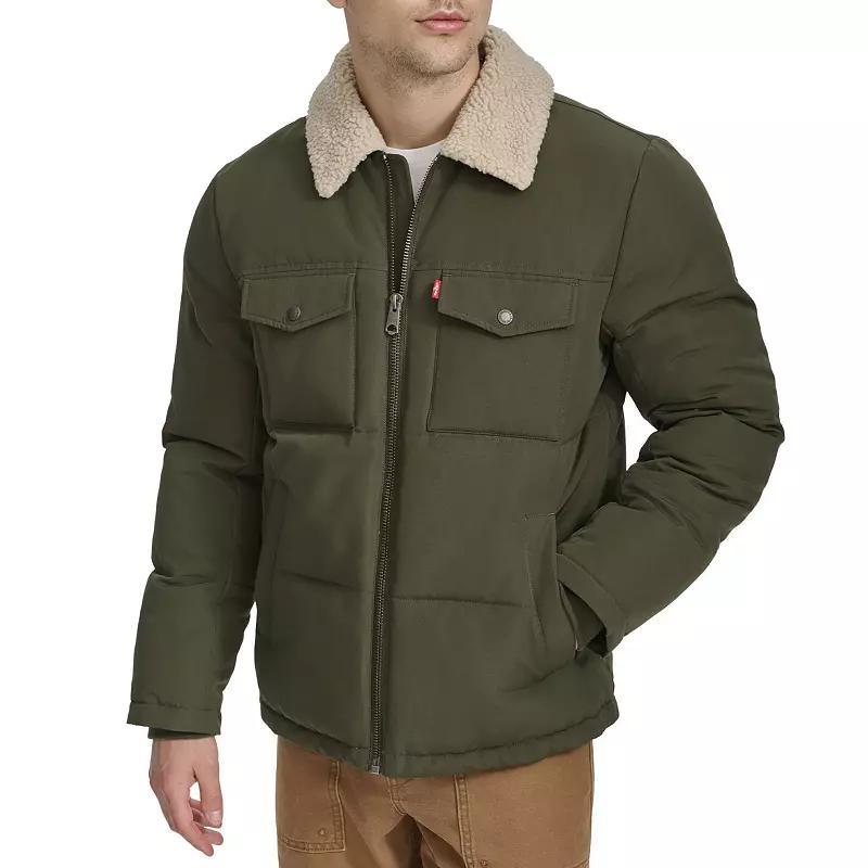 Mens Levis Aviator Puffer Jacket Product Image