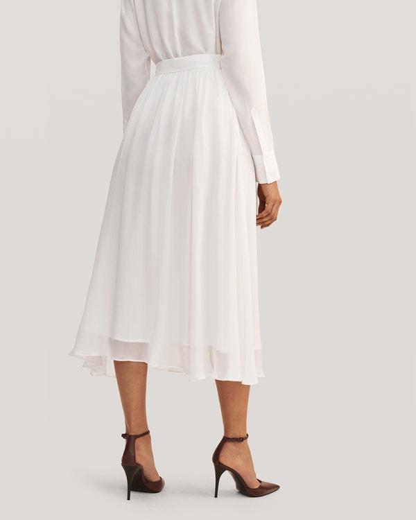 Double-layer Silk Tulle Skirt Product Image