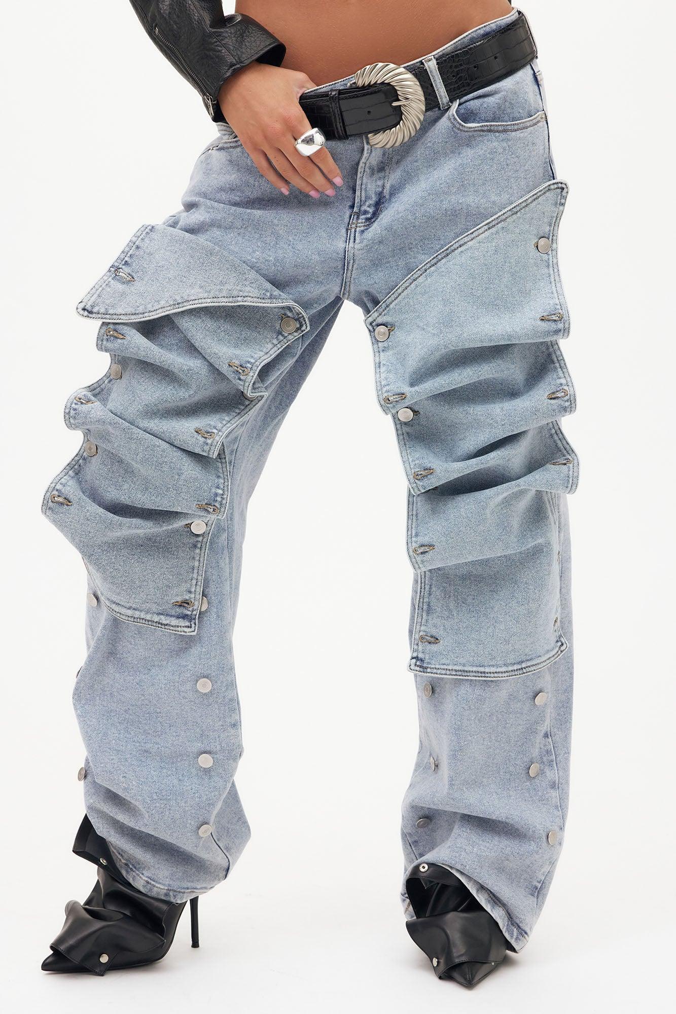 Sticking With It Stretch Straight Leg Jeans - Light Wash Product Image