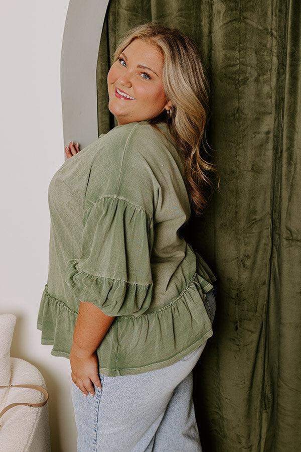 Romance Novel Vintage Wash Top Curves Product Image