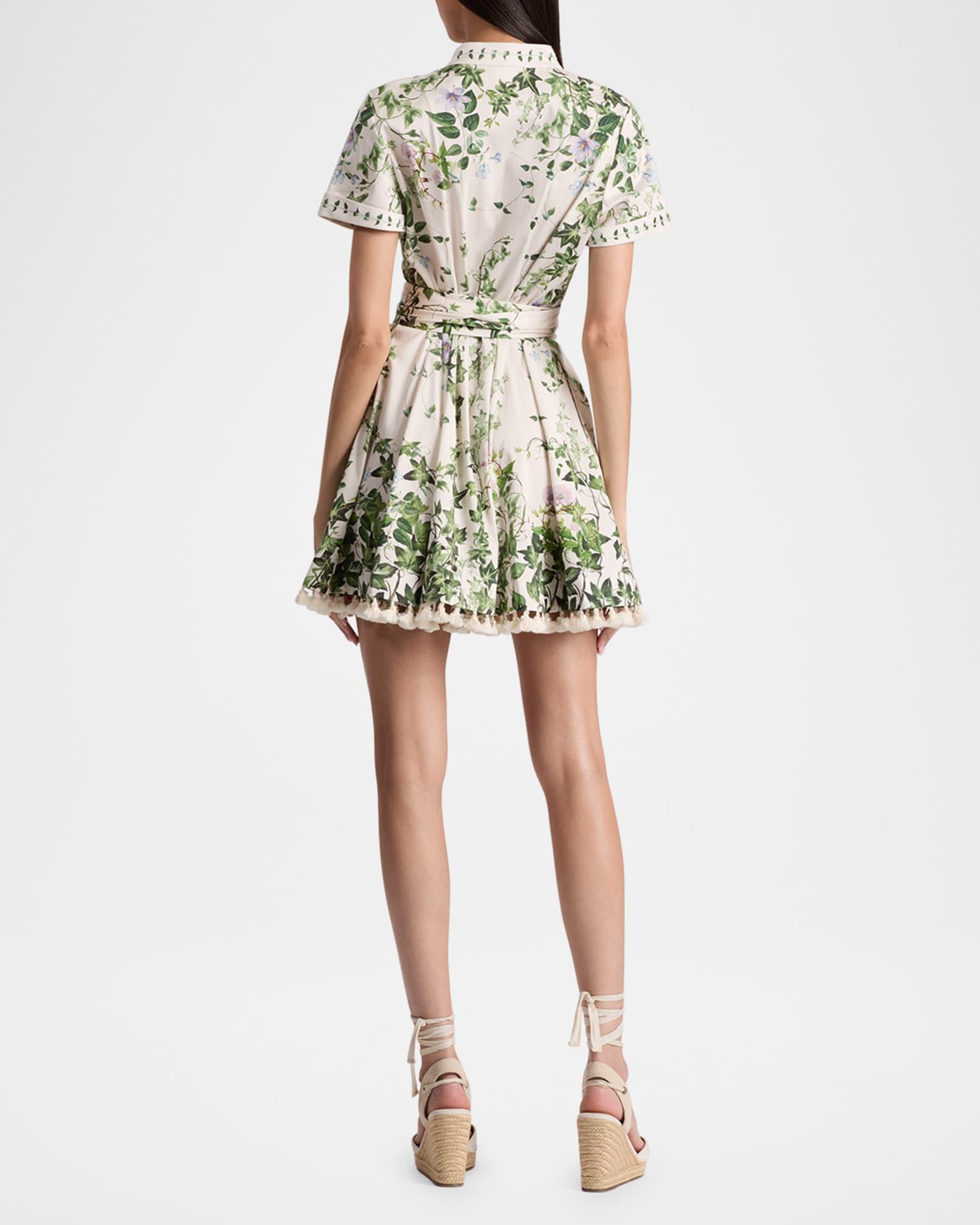 Lucy Ivy Romance Roll-Sleeve Mini Shirtdress Product Image