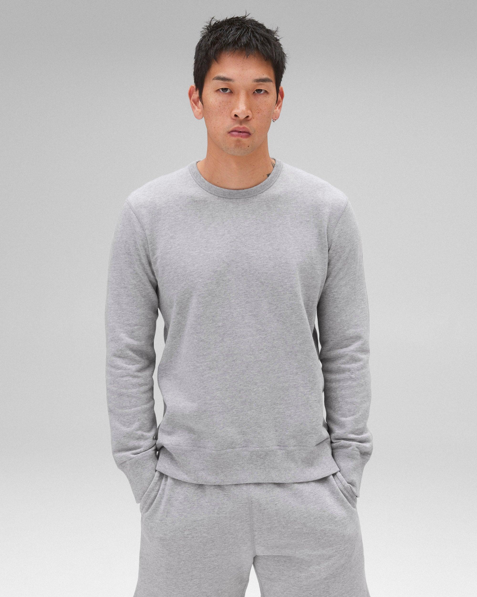 Midweight Terry Slim Crewneck - Vault Male Product Image
