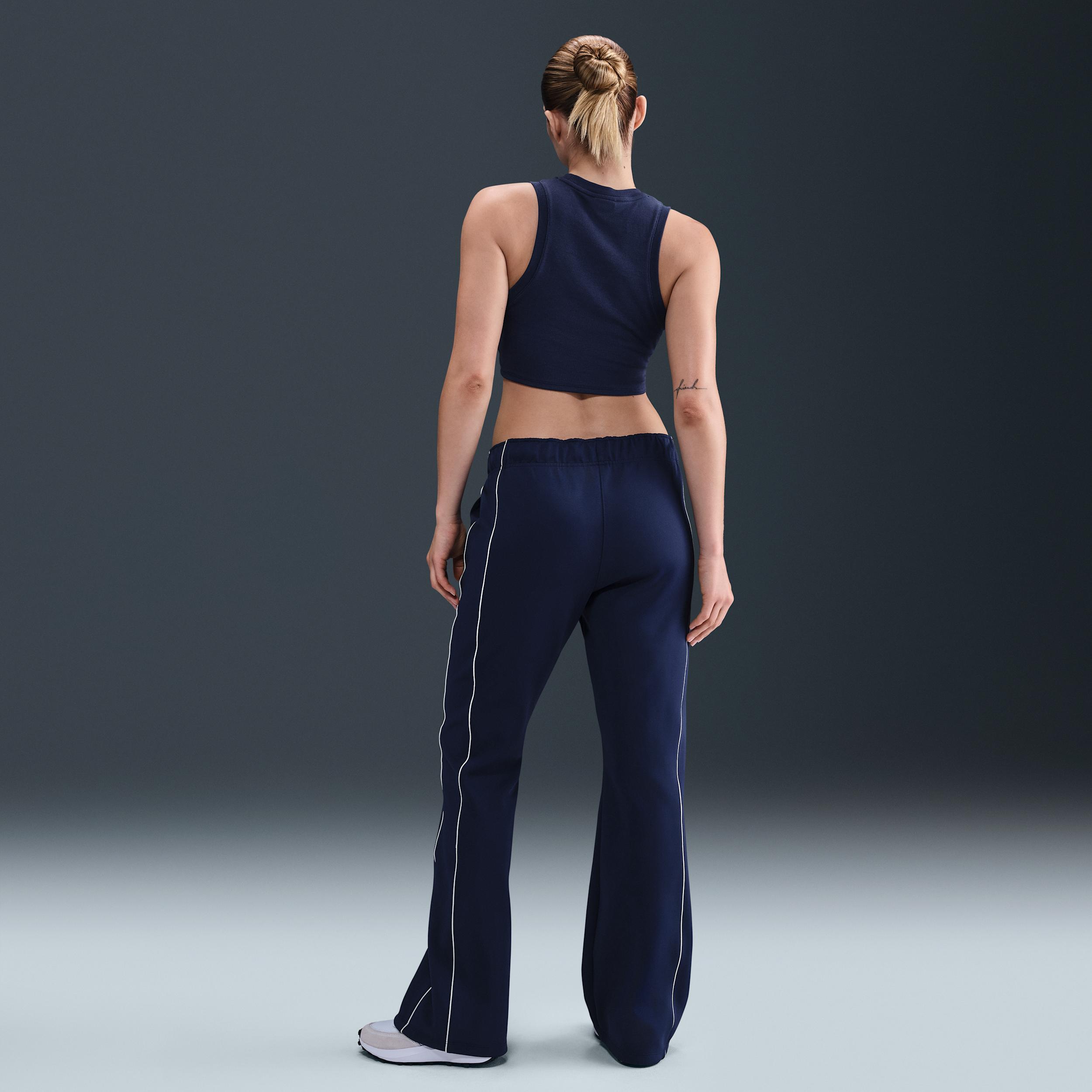 Womens Nike Sportswear Chill Knit Tight Cropped Mini-Rib Tank Top | FB8279-265 Product Image