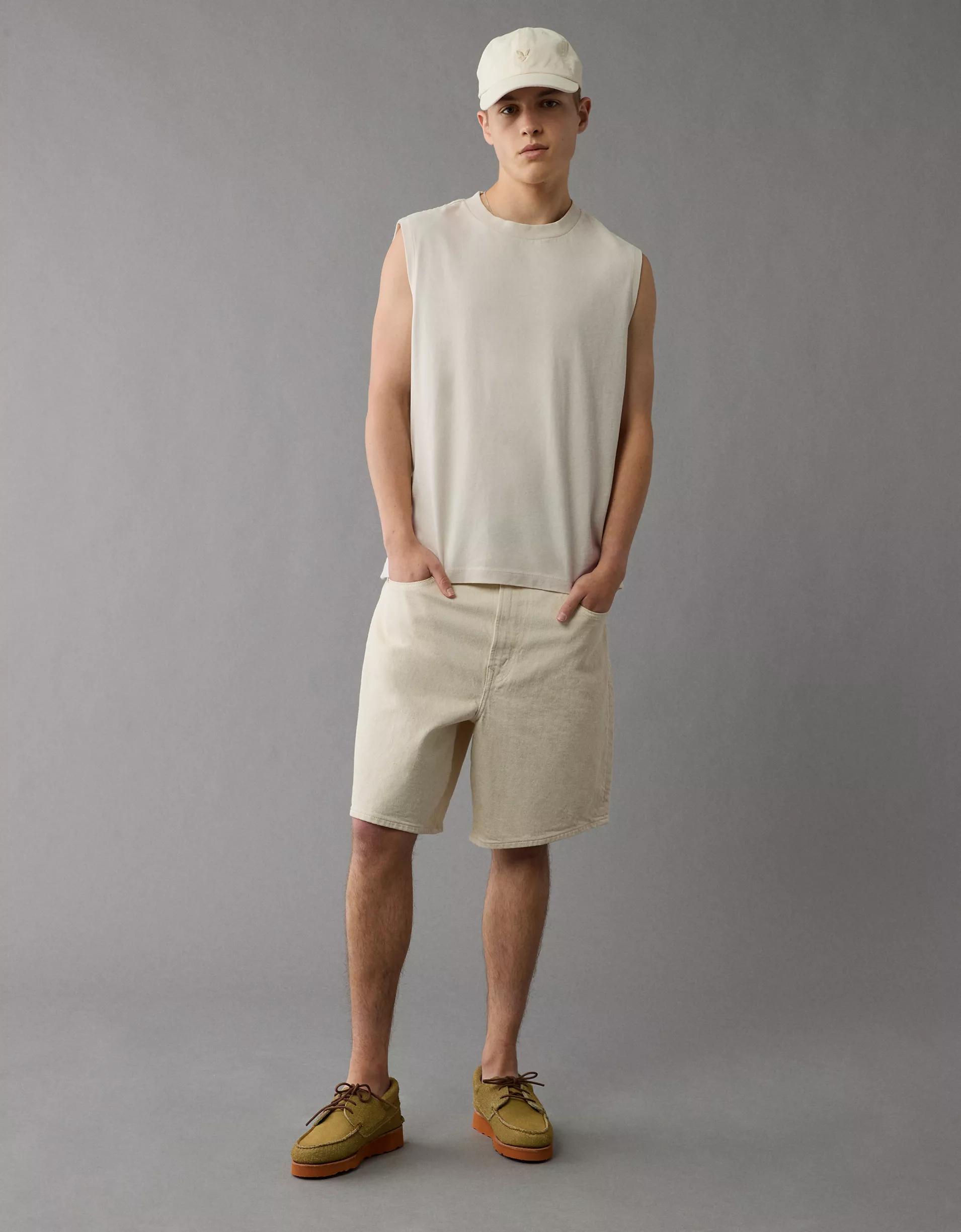 AE Boxy Sueded Jersey Tank Top Product Image
