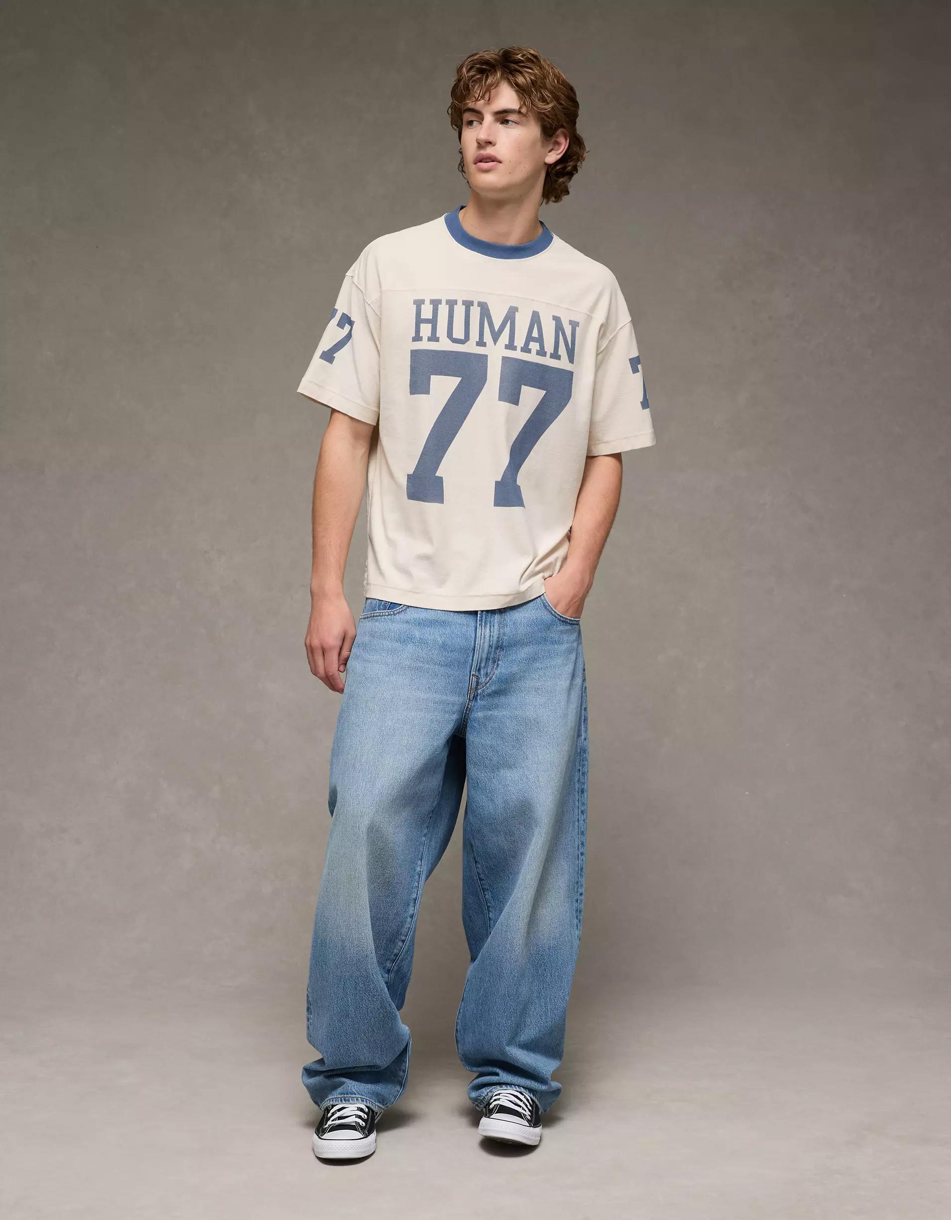 AE Pride Boxy Graphic Football T-Shirt Product Image