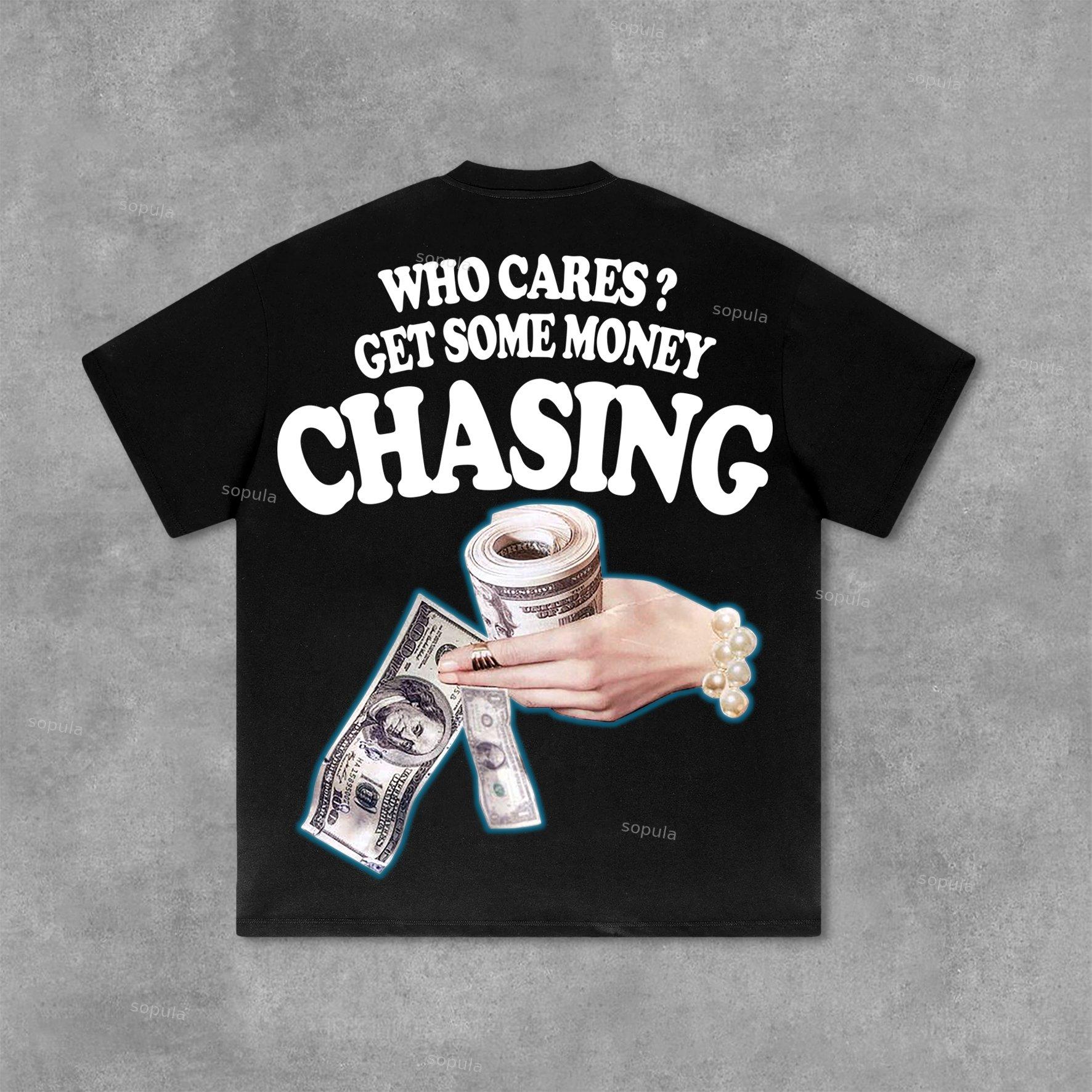 Sopula Chasing Money Graphic Print Cotton Street T-Shirt Product Image