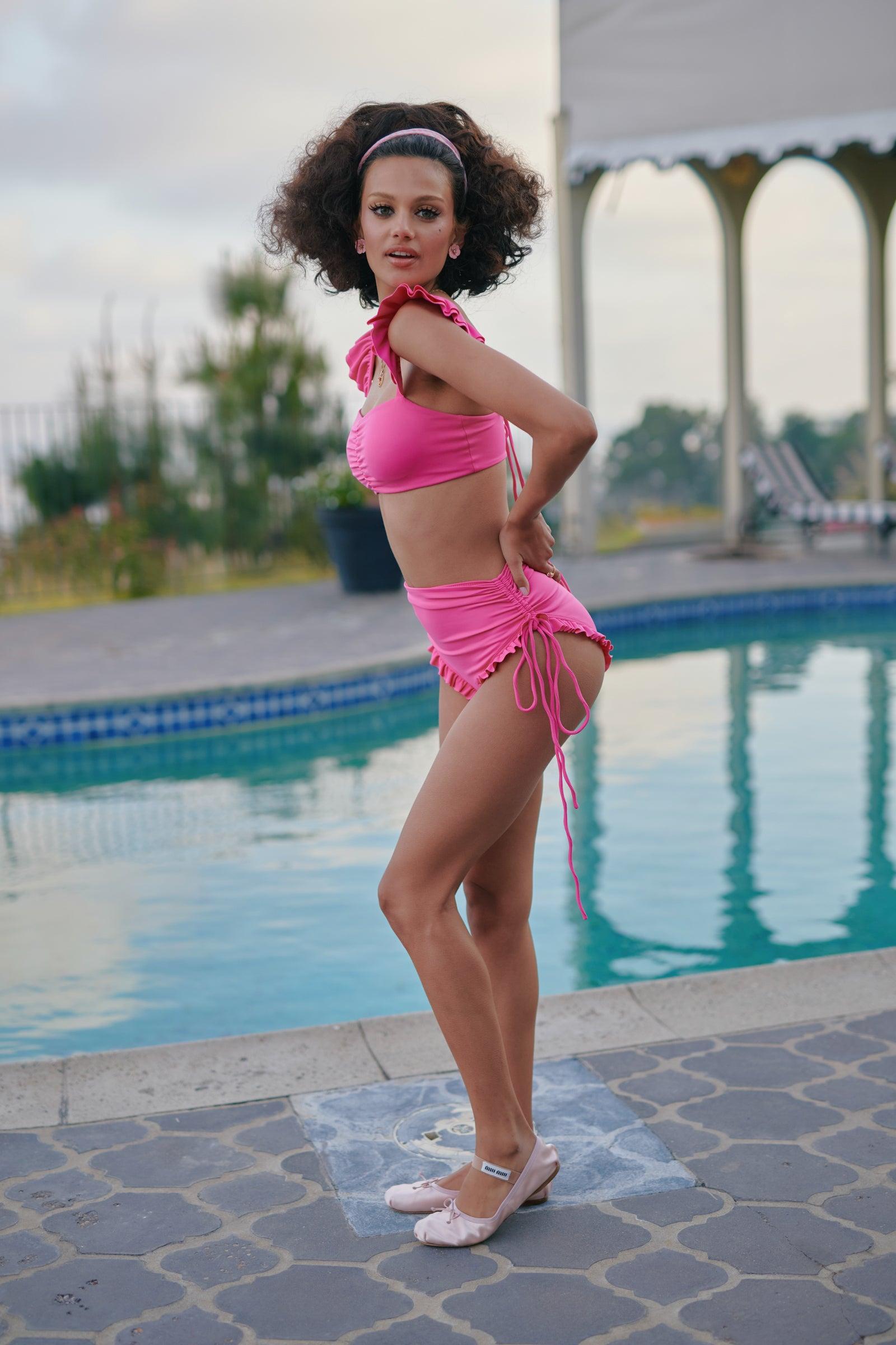 The Babe Ruffle Bikini Top Product Image