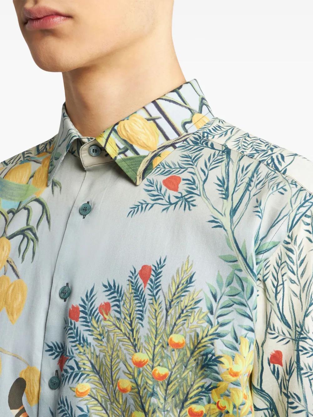 printed cotton shirt Product Image
