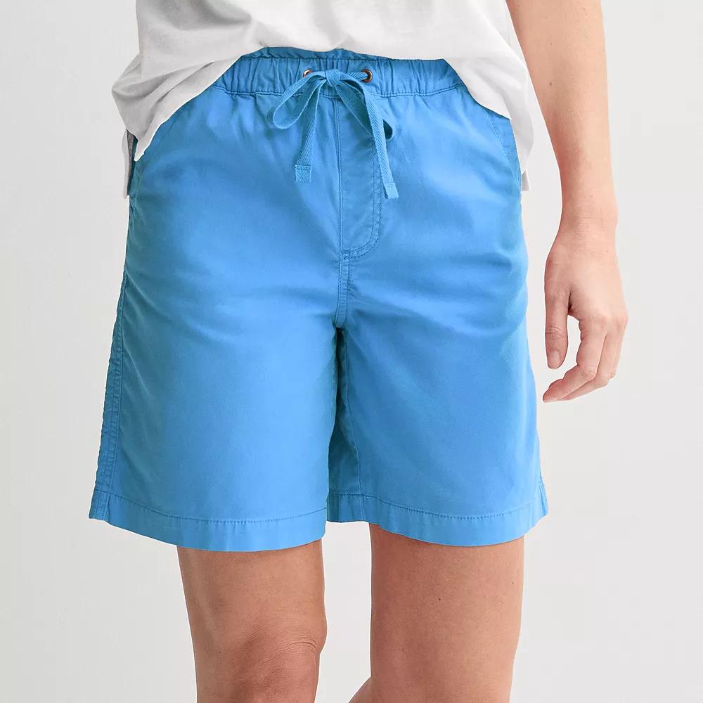 Womens Sonoma Goods For Life Paperbag Waist Bermuda Shorts Product Image