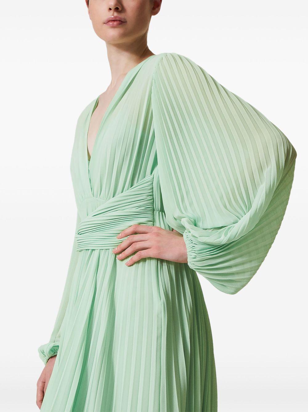 pleated maxi dress Product Image