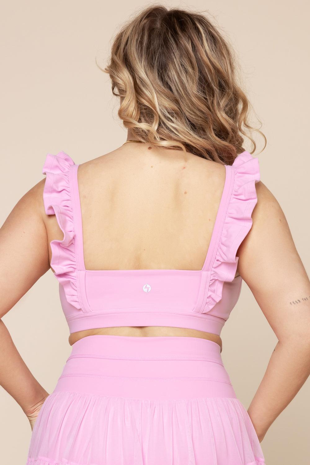 Romance Ruffle Bra - Bubblegum Product Image