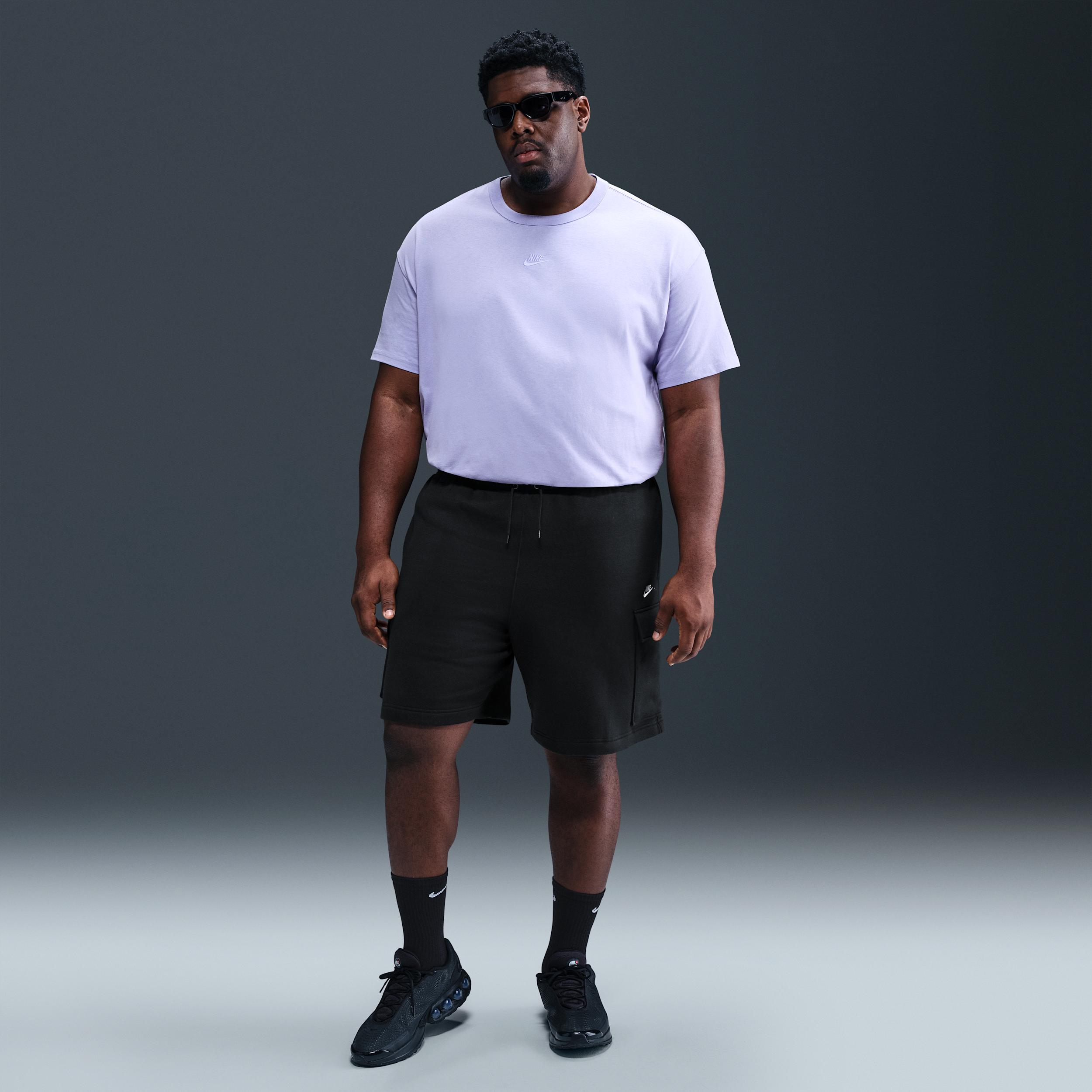 Nike Mens Club Fleece Cargo Shorts | FN3525-010 Product Image