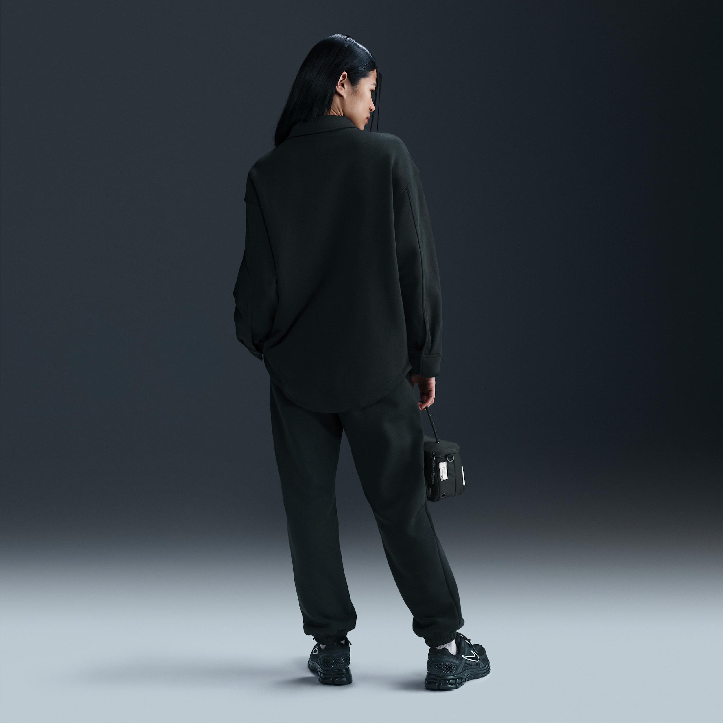 Womens Nike Sportswear Phoenix Fleece Oversized Shirt Jacket Product Image