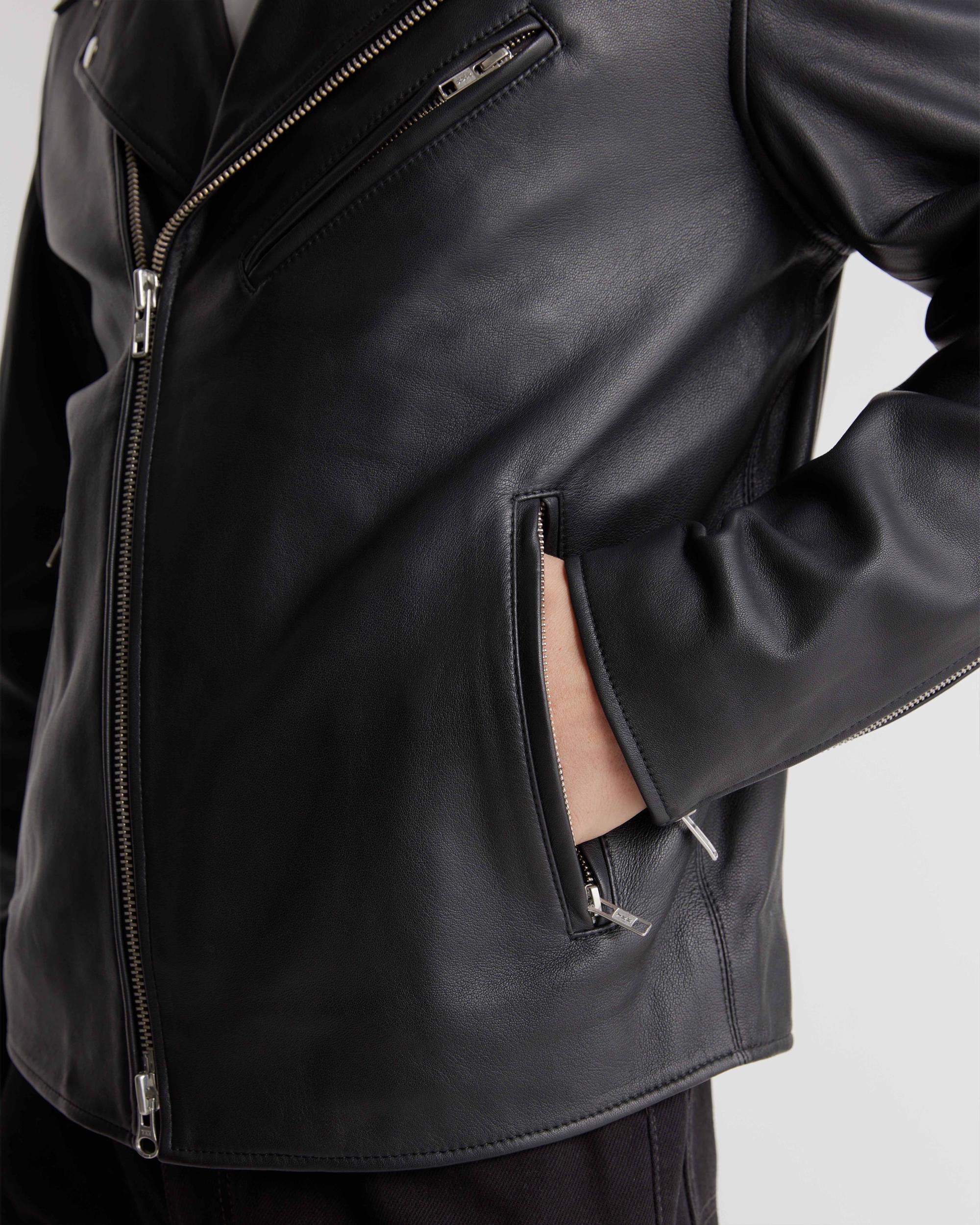 Quince | Men's Motorcycle Jacket Leather Product Image
