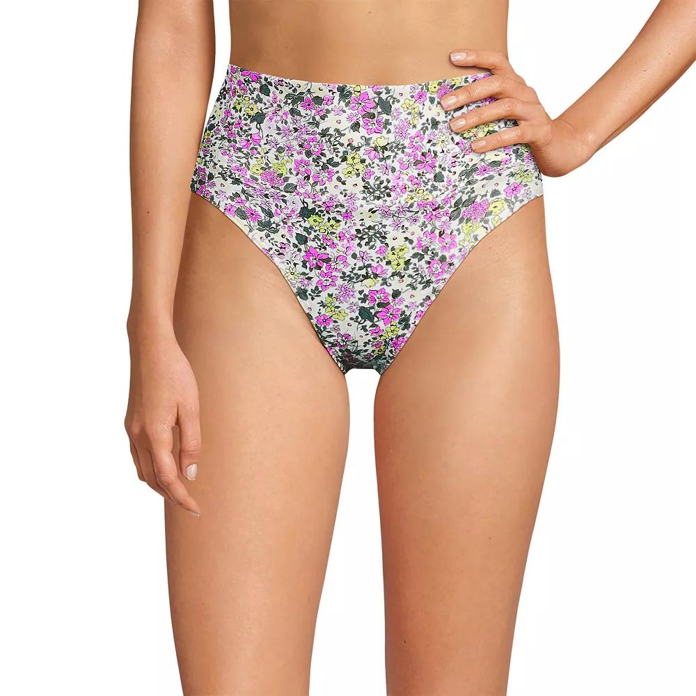 Women's Lands' End High-Waisted Swim Bottoms,  Product Image