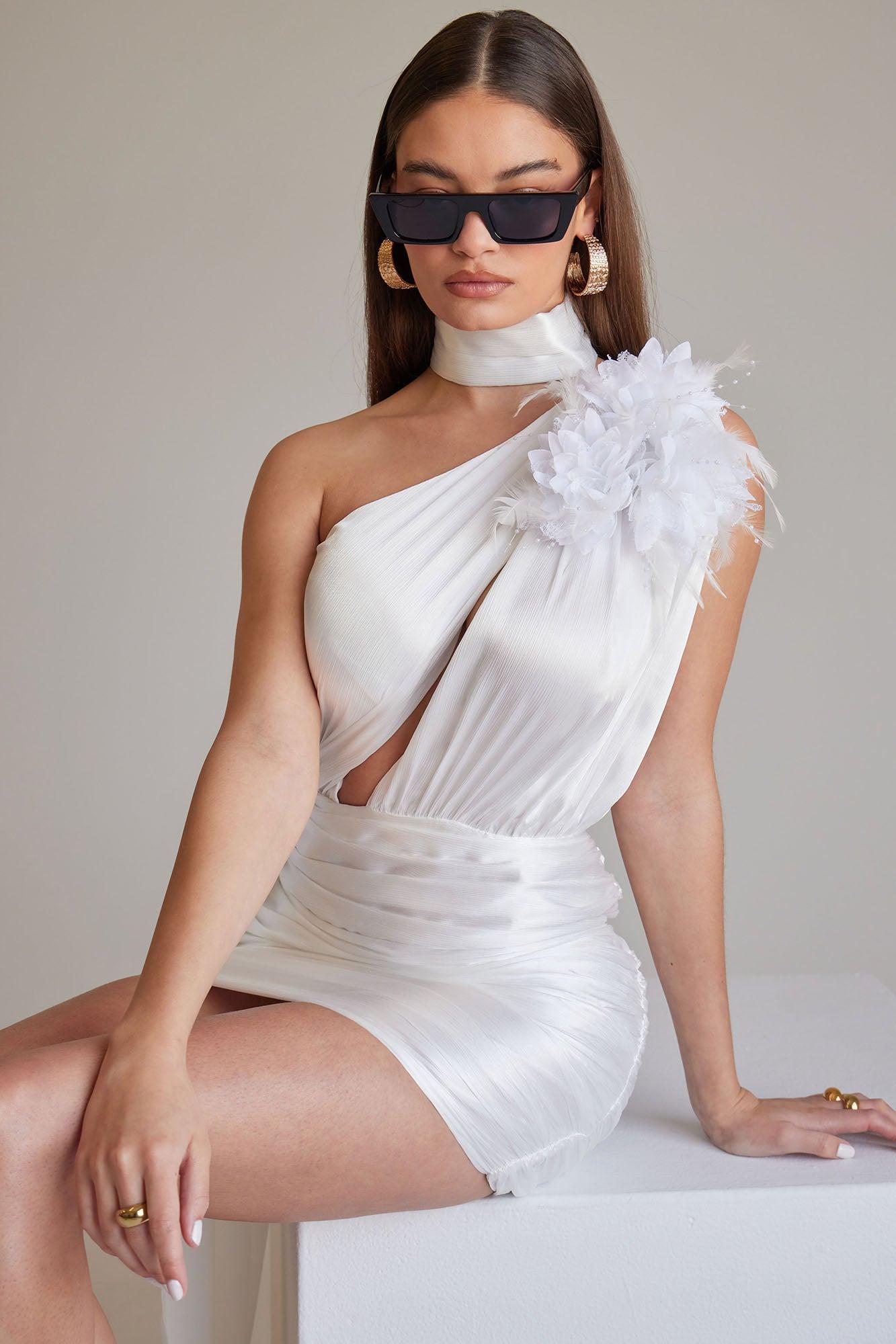 My Darling Love Mini Dress - White Product Image