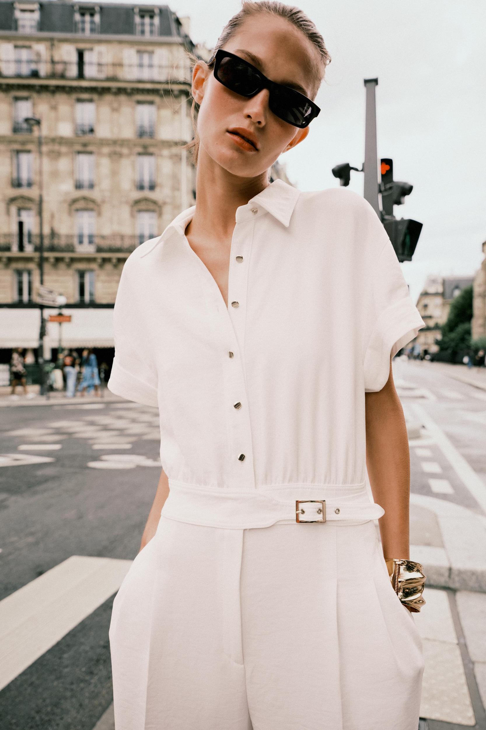 LONG CREPE JUMPSUIT Product Image