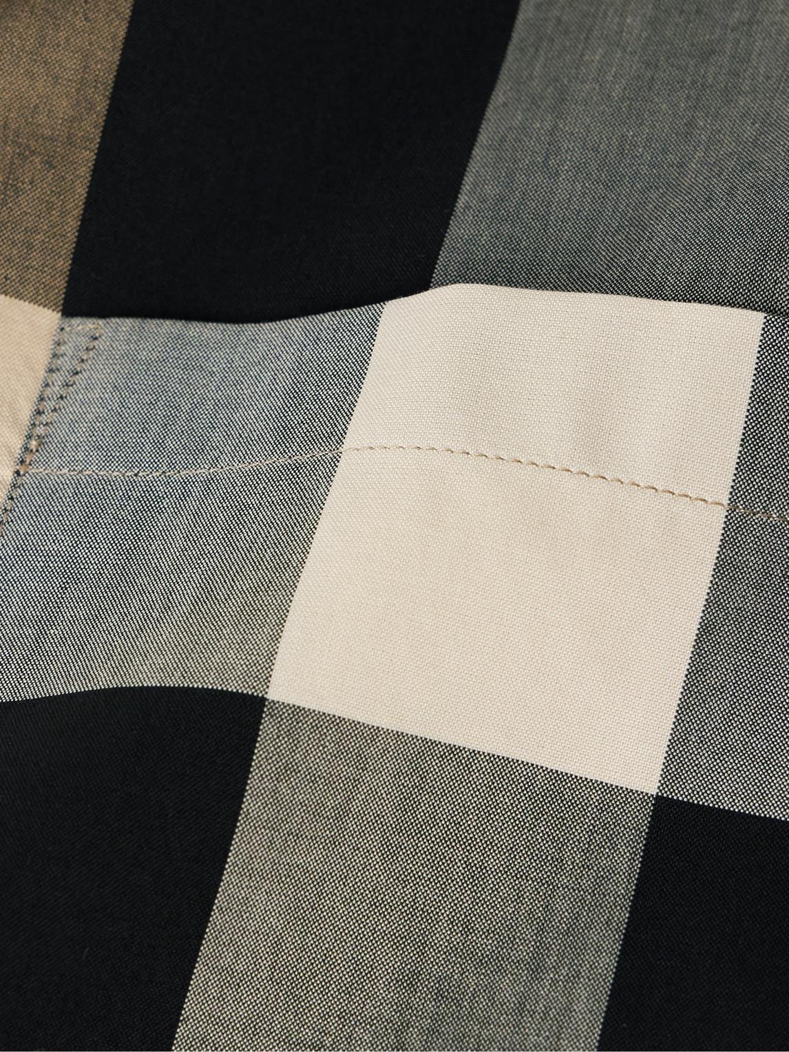 checkered cotton shirt Product Image