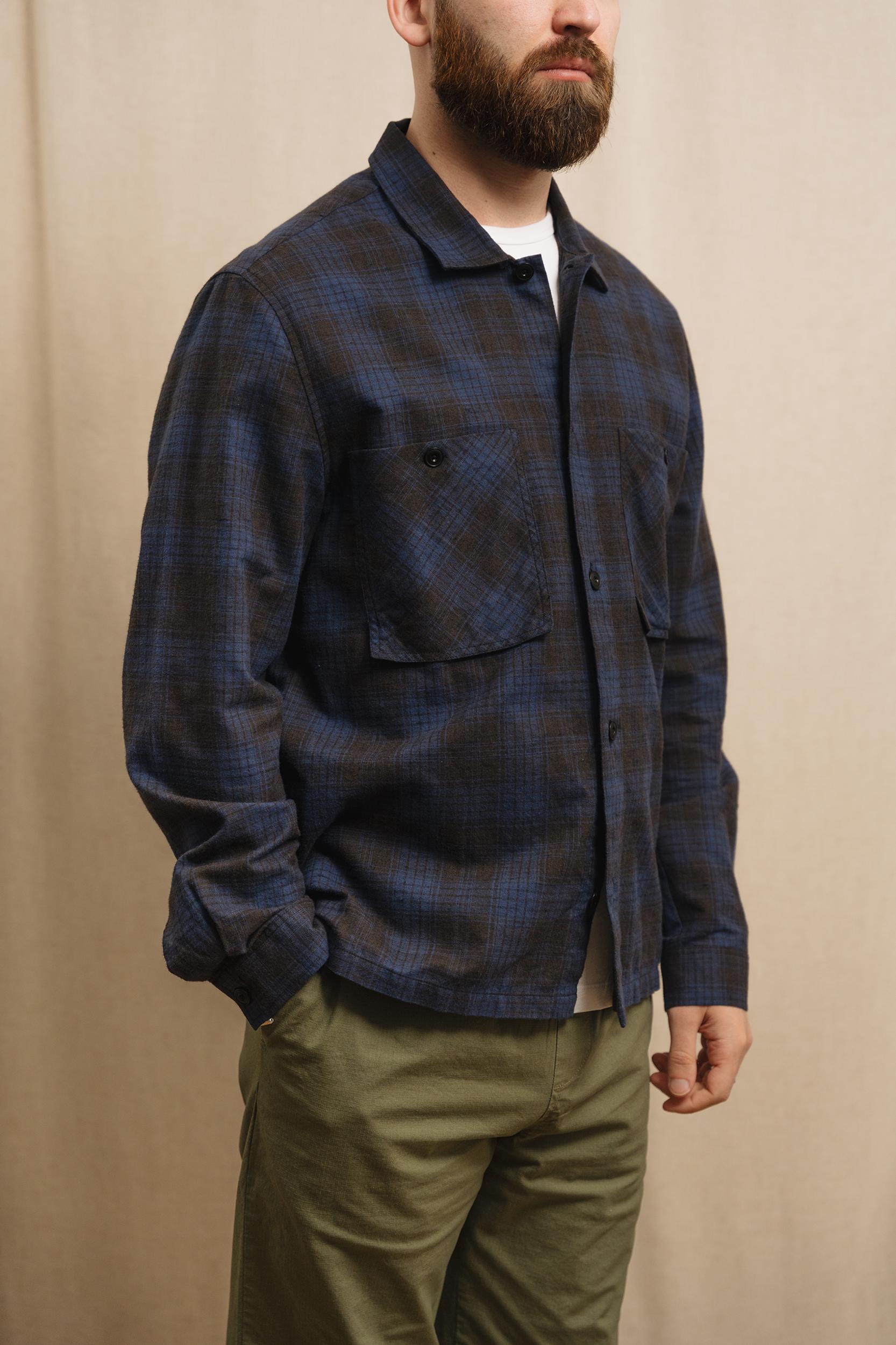 Brushed Form Overshirt. Product Image