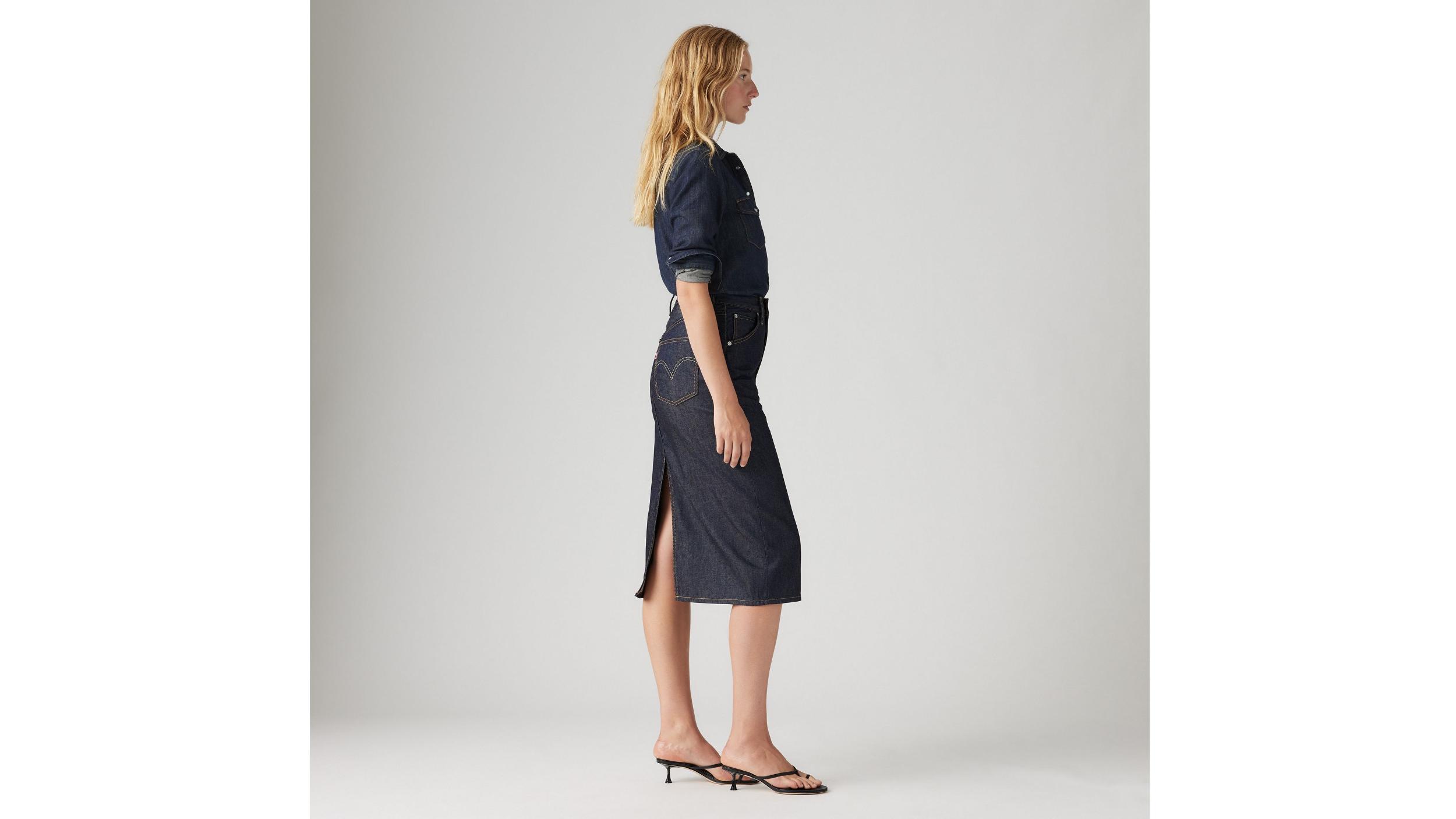 High Rise Slit Skirt Product Image