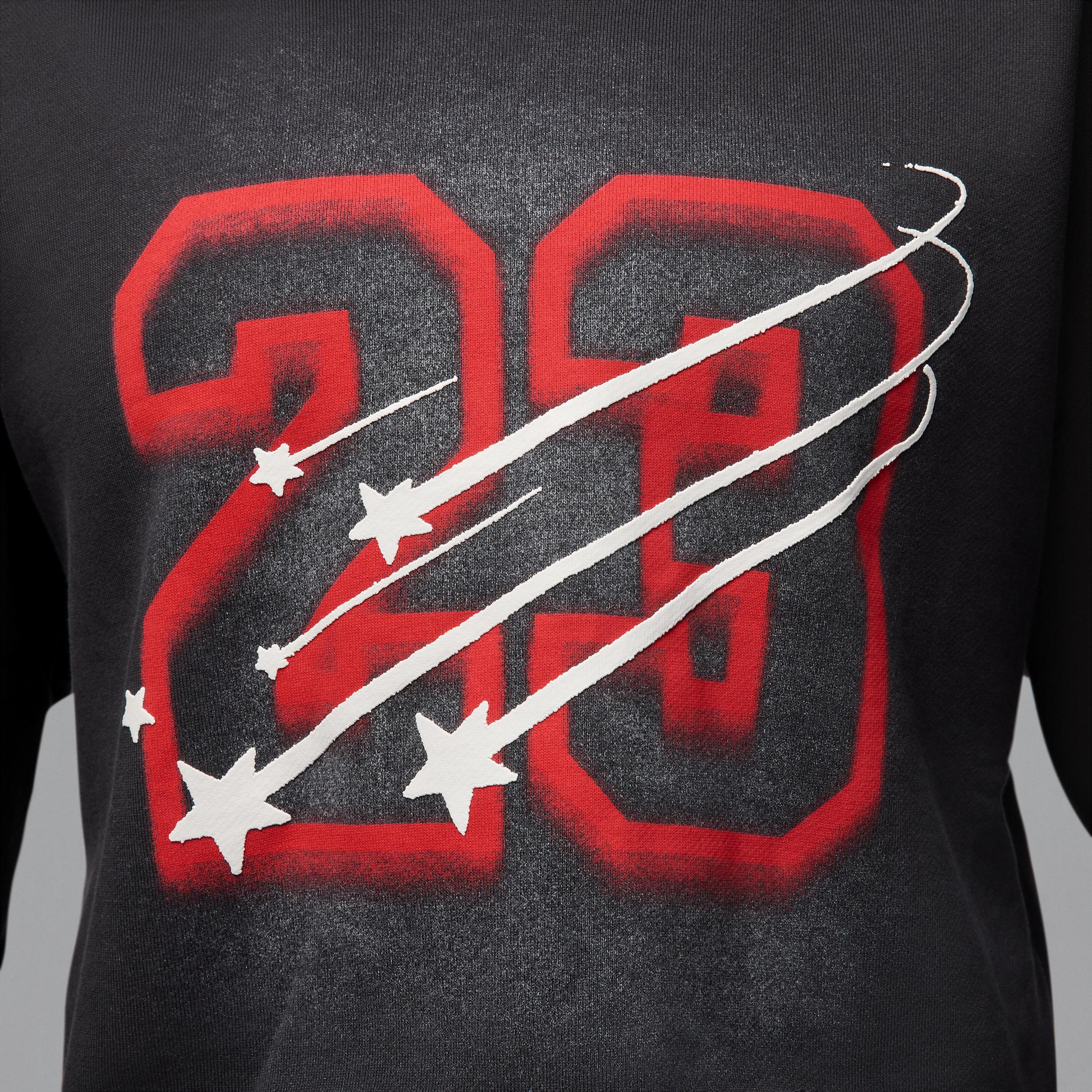 Women's Jordan Flight Fleece Cropped Satin-Lined Hoodie Product Image