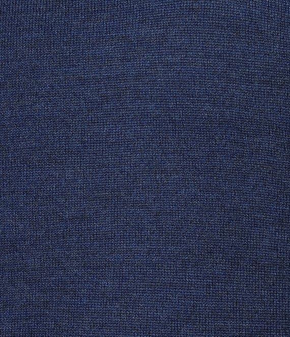 Hart Schaffner Marx Big & Tall Merino Wool V-Neck Sweater Product Image