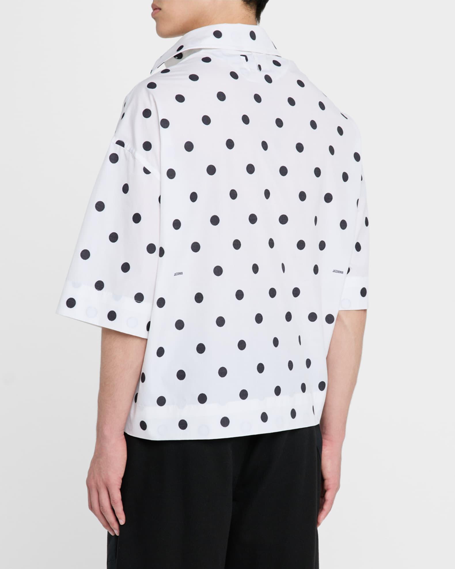 Men's Pablo Dotted Button-Down Shirt Product Image