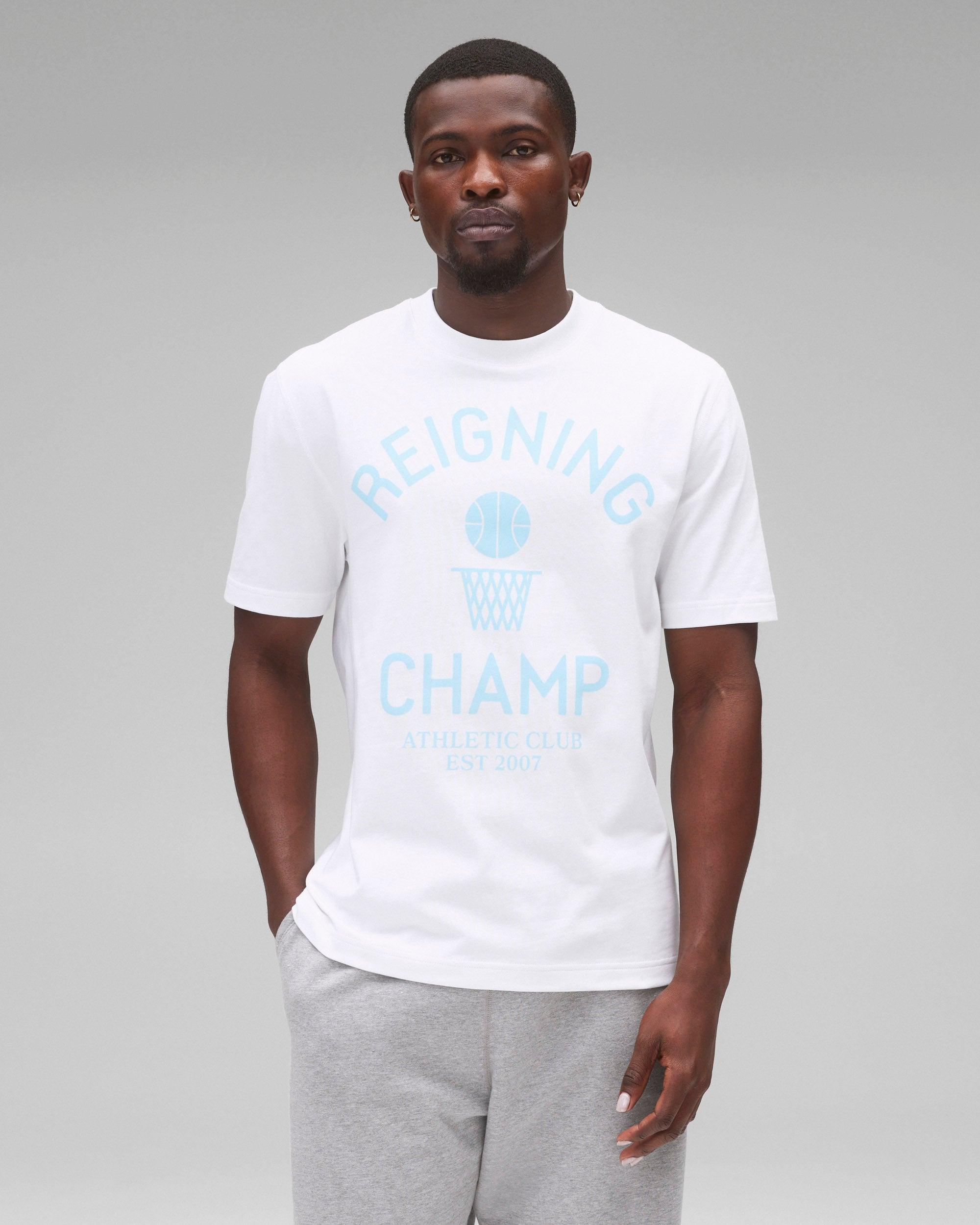 Midweight Jersey Basketball Standard T-Shirt Male Product Image