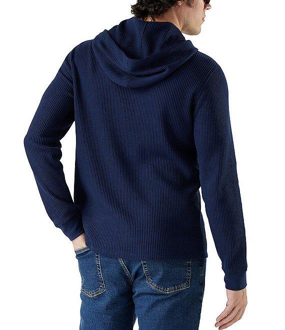 SmartWool Waffle Long Sleeve Henley Hoodie Product Image
