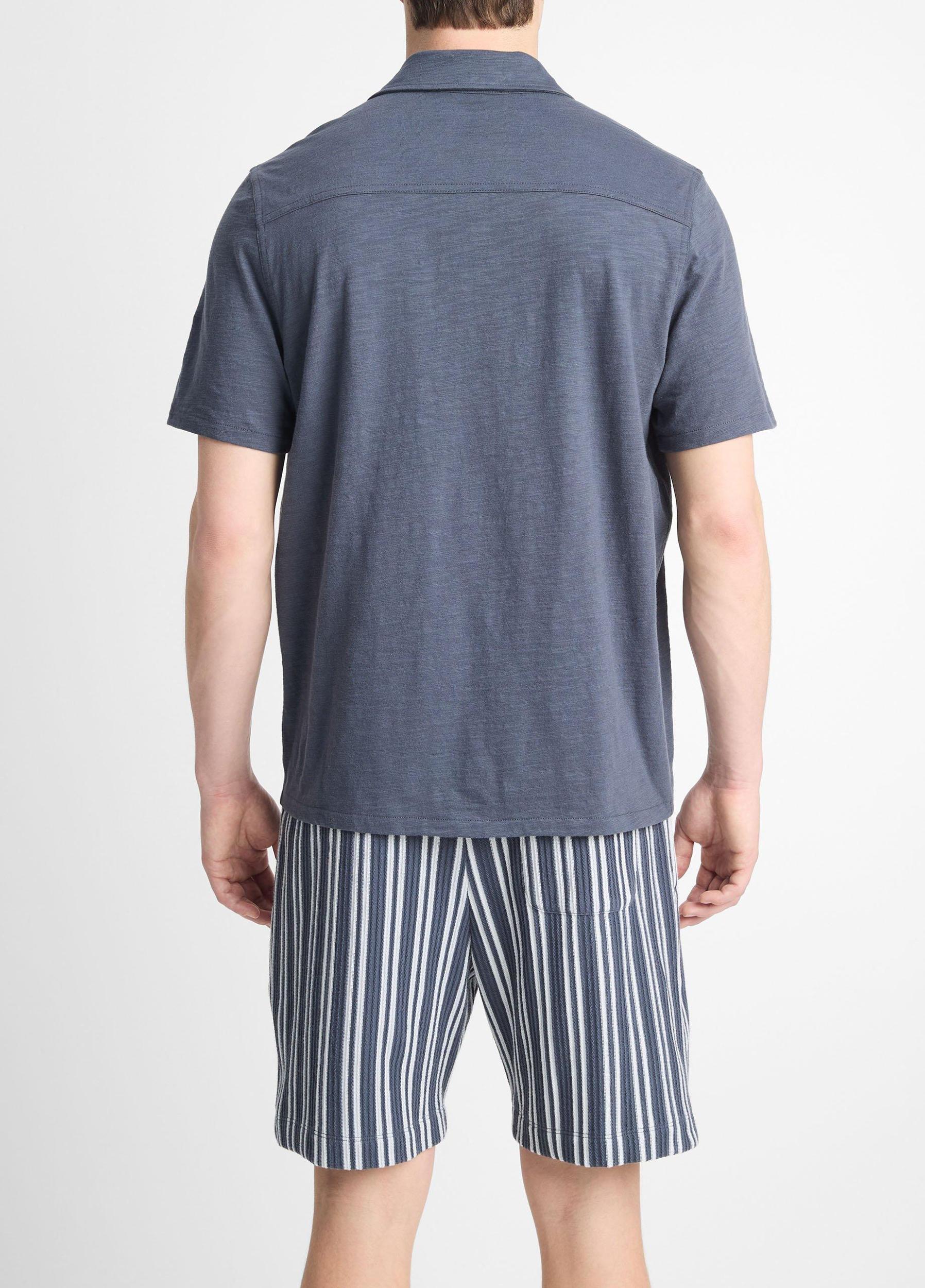 Heavy Slub-Cotton Button-Front Shirt Product Image