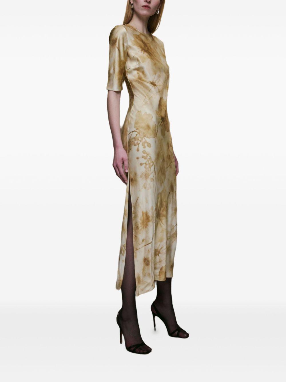 Anna floral-print midi dress Product Image