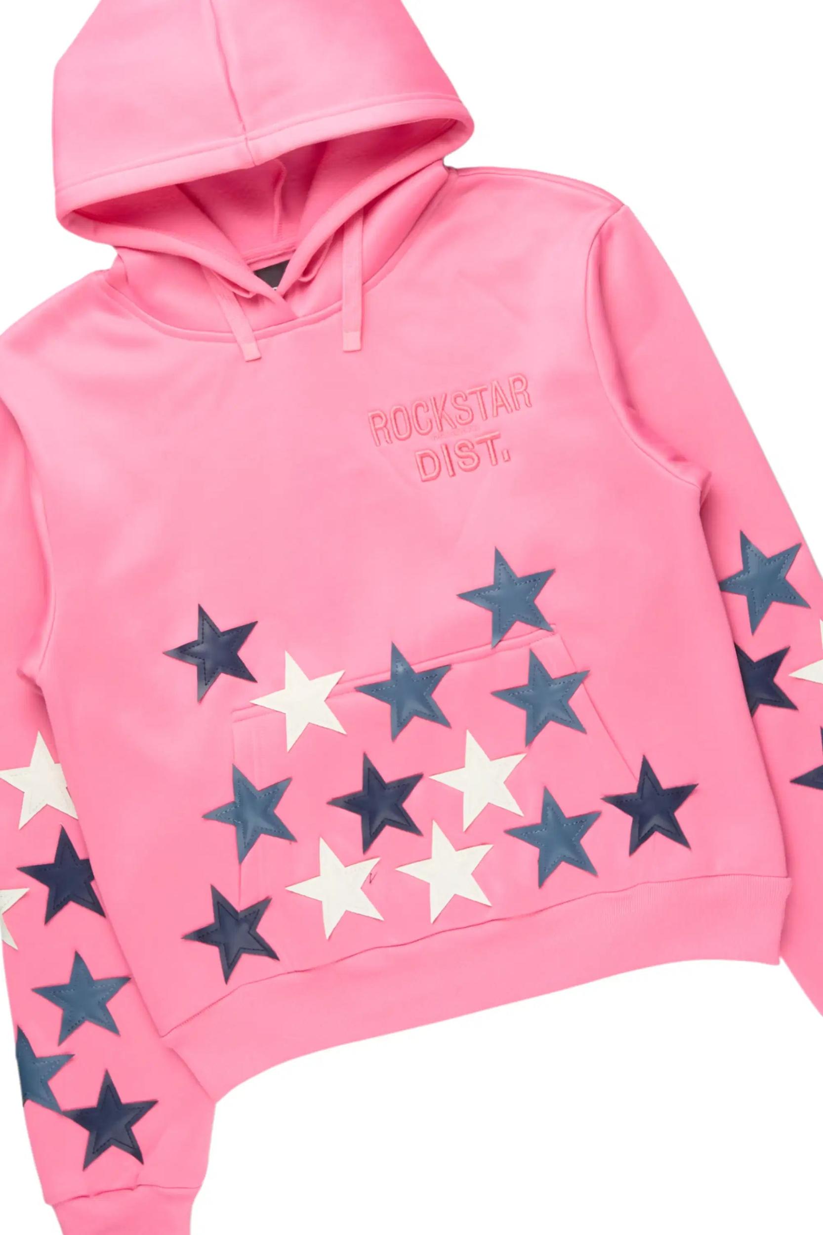 Starlena Pink Stacked Track Set Female Product Image