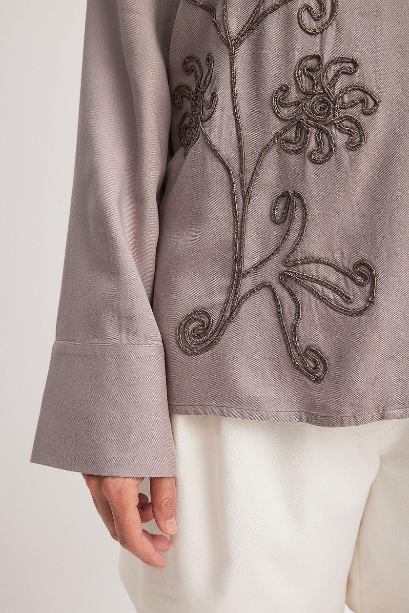 Embroidery Detail Shirt Product Image