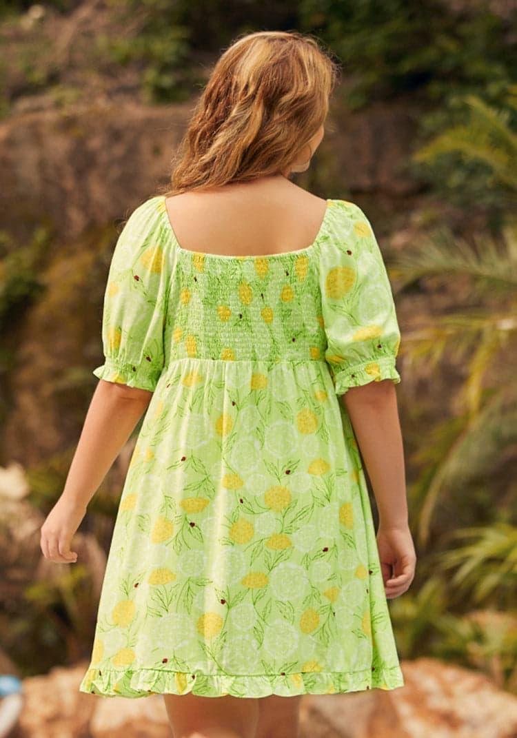 Picnic in Paradise Babydoll Dress Product Image