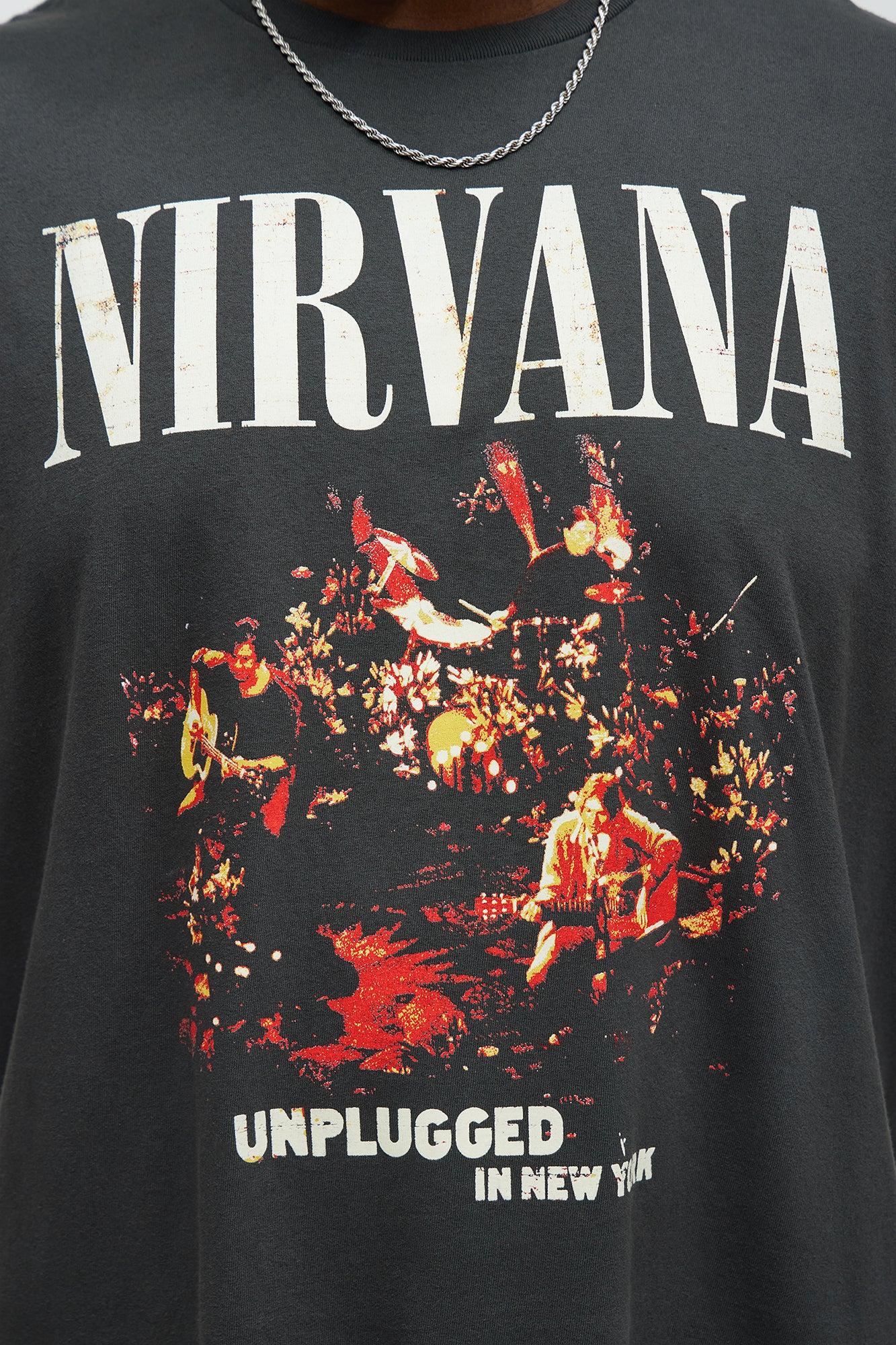 Nirvana New York Unplugged Short Sleeve Tee - Black Male Product Image
