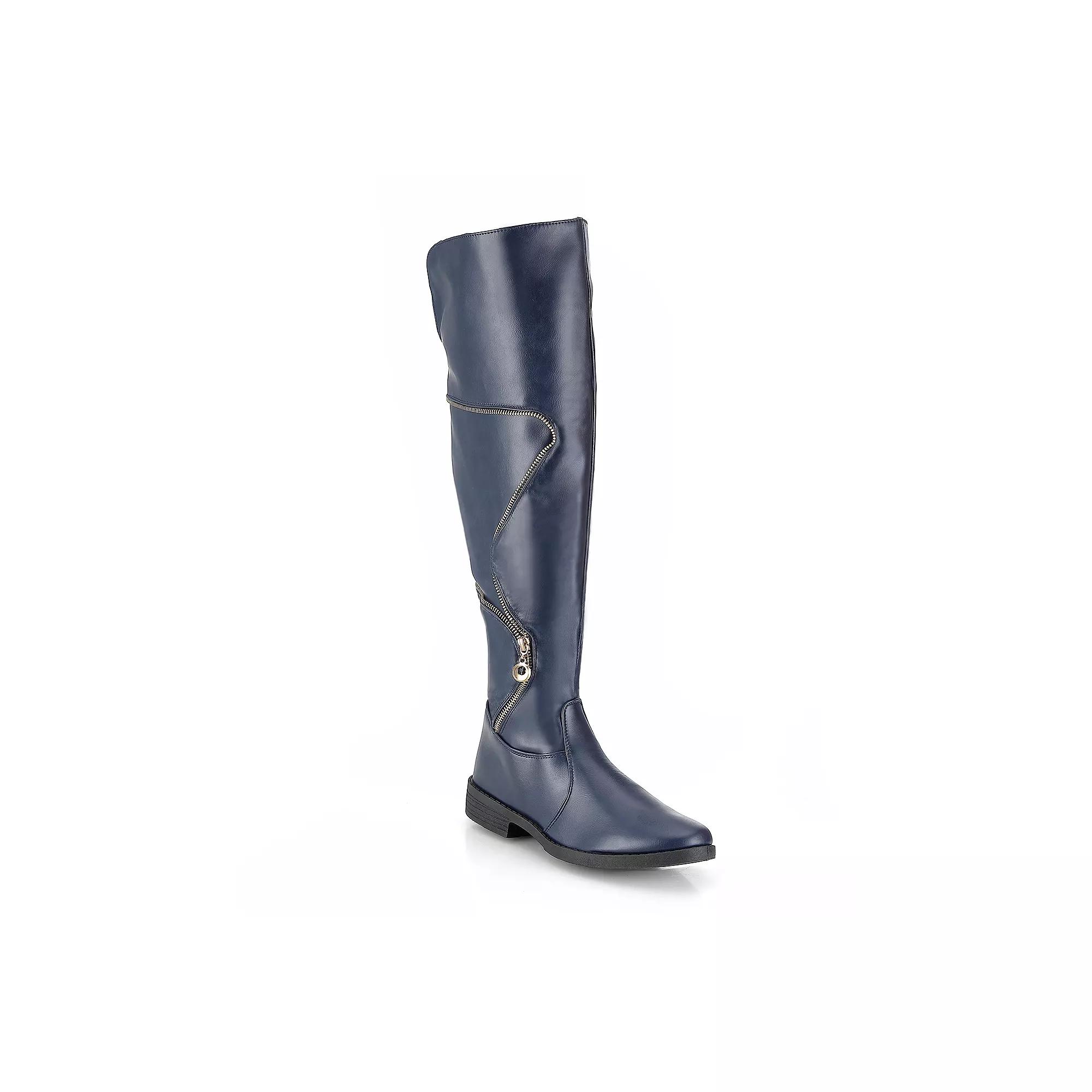 Henry Ferrera Charm-506 Women's Knee-High Boots,  Product Image