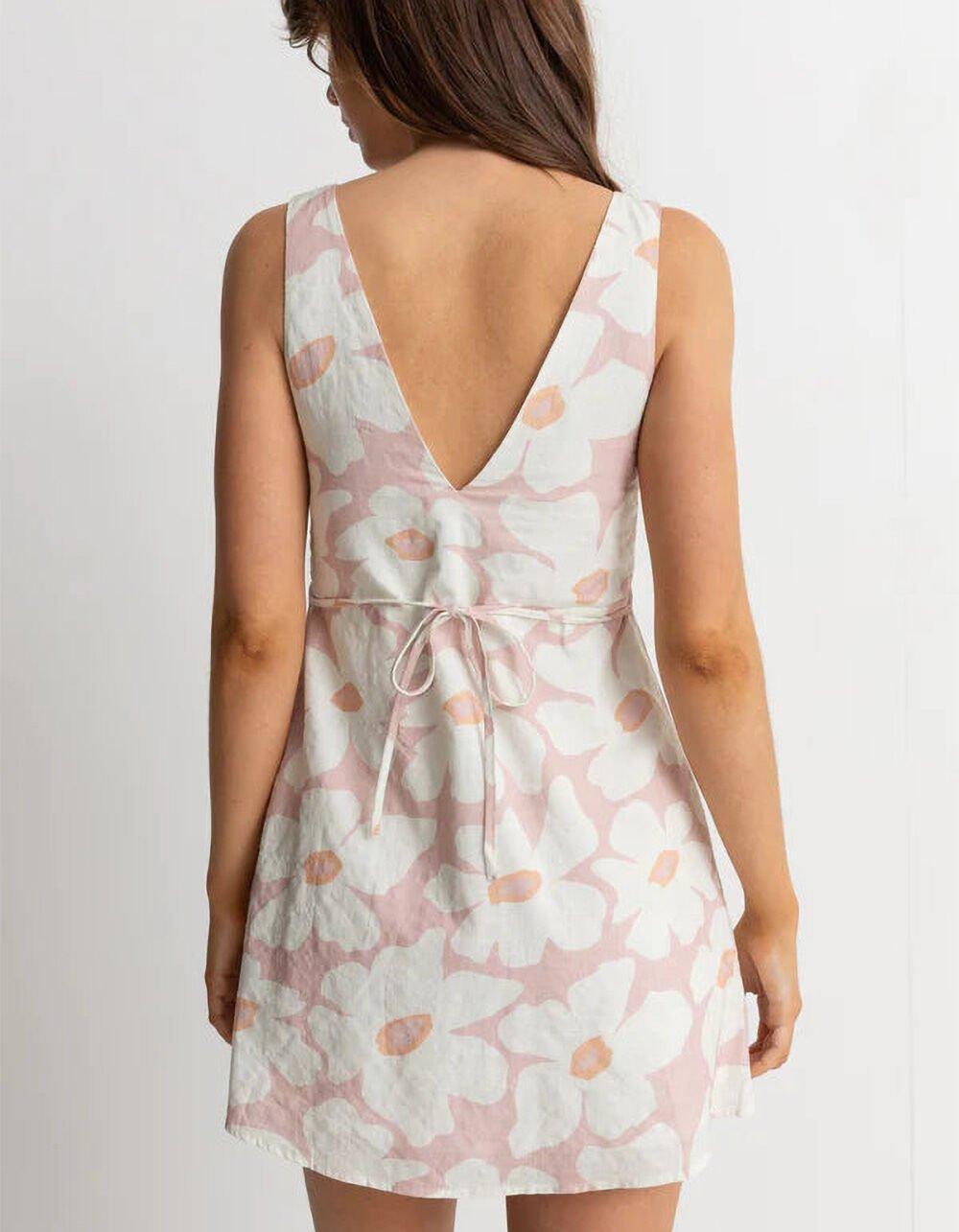 RHYTHM Floral Womens Mini Dress - PINK COMBO Product Image