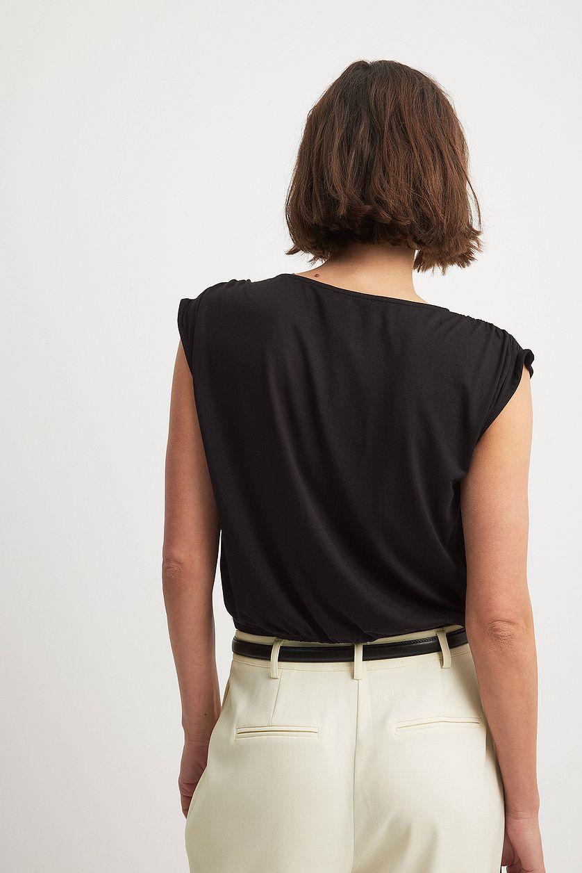 Draped Jersey Top Product Image