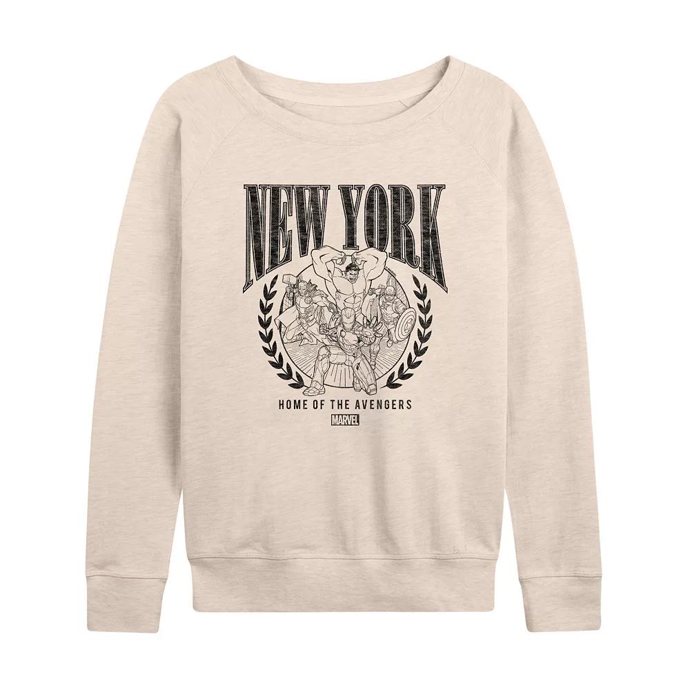 Women's Avengers New York French Terry Long Sleeve Tee,  Product Image