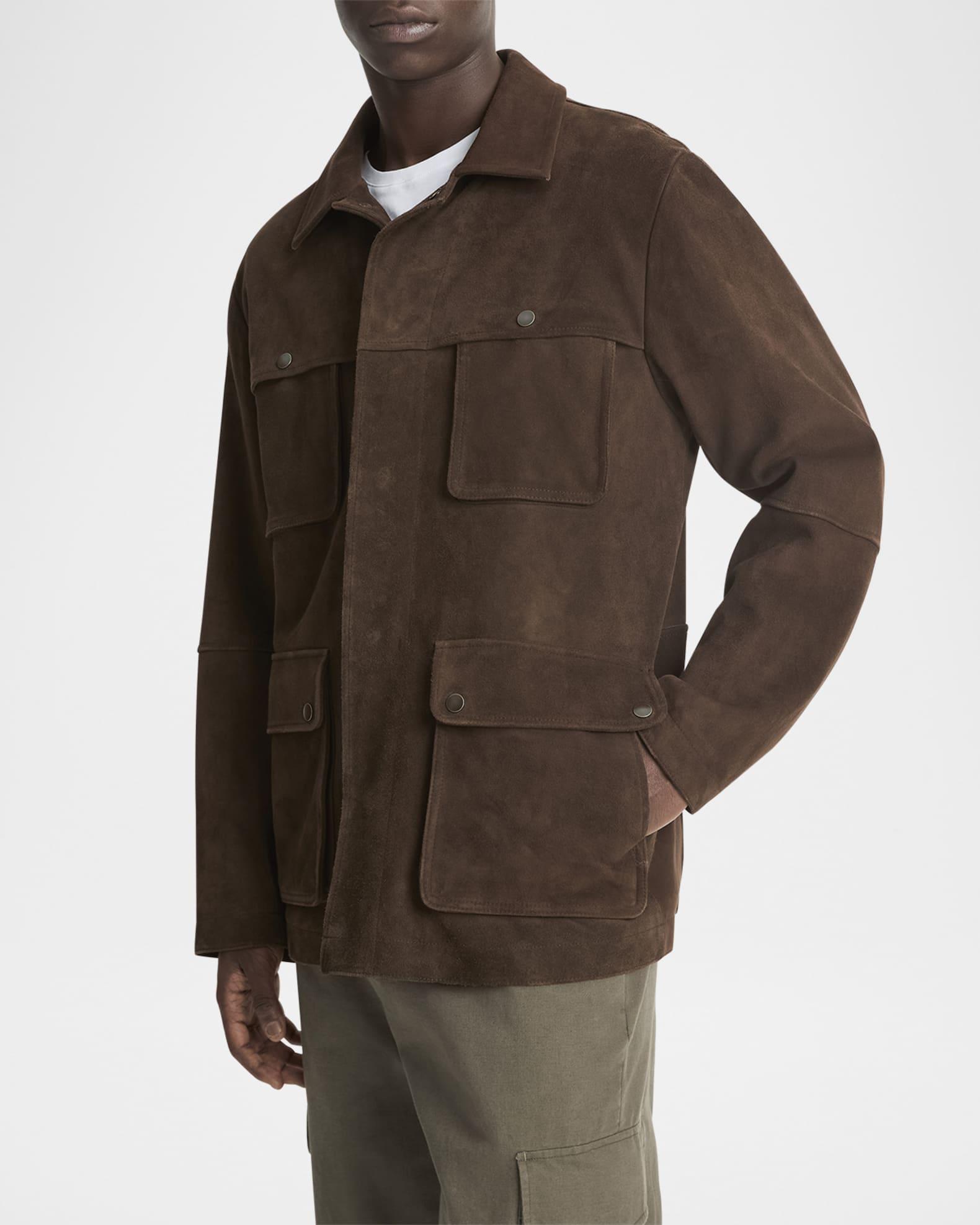Men's Suede Hunter Jacket Product Image