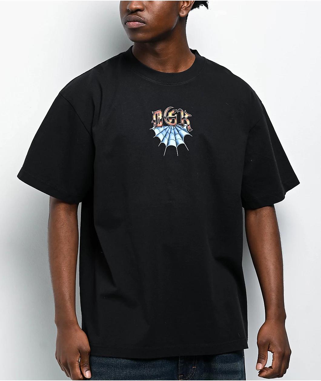 DGK Night Moves Heavyweight Vintage Black T-Shirt Product Image