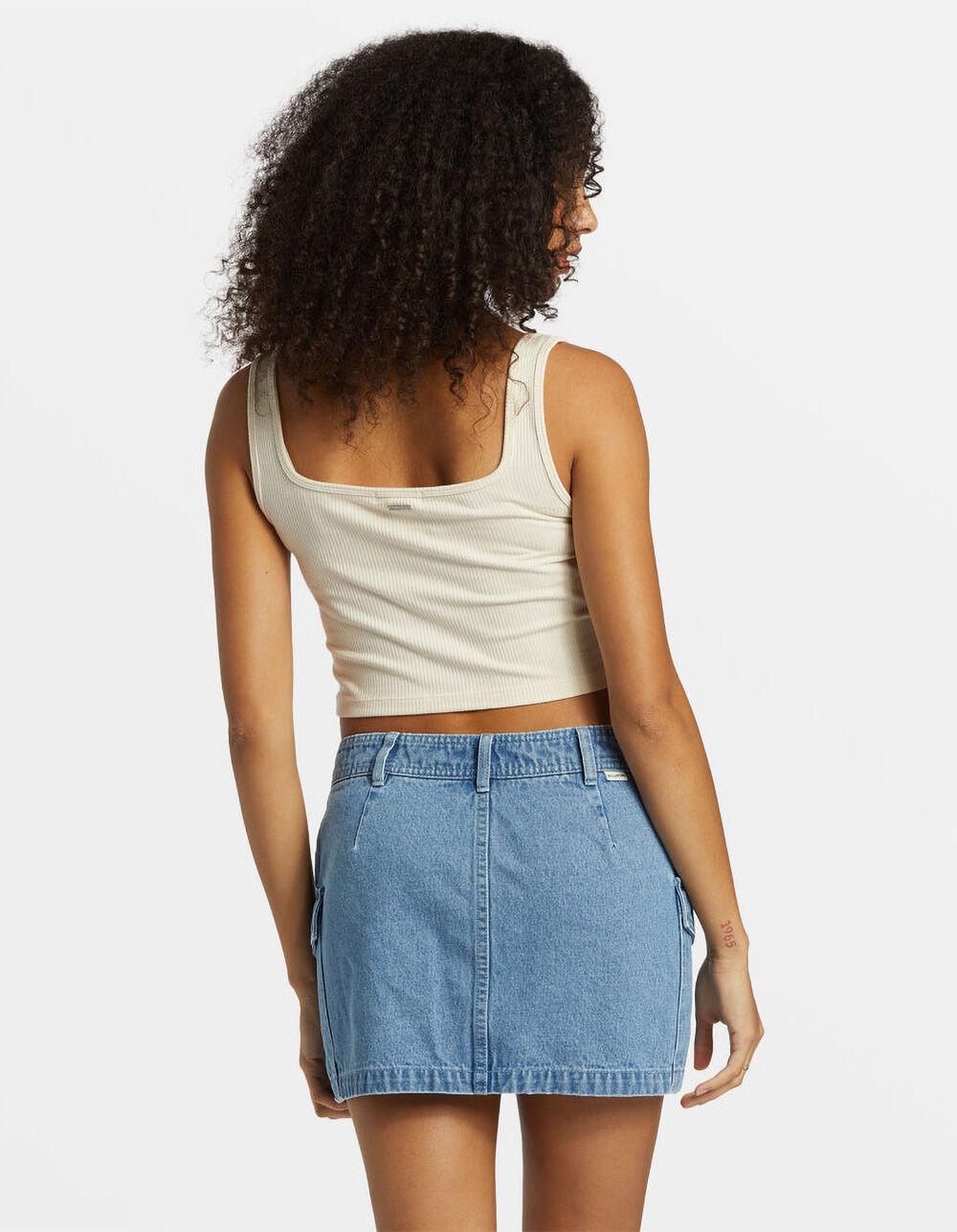 BILLABONG Hilary Womens Denim Cargo Skirt - DENIM Product Image