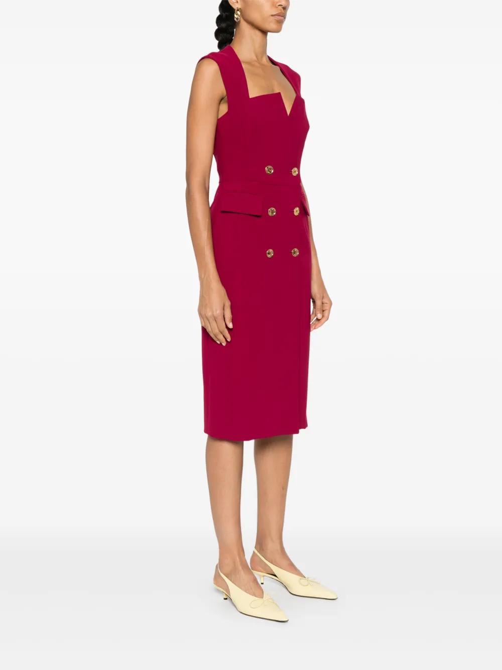 double-breasted midi dress  Product Image