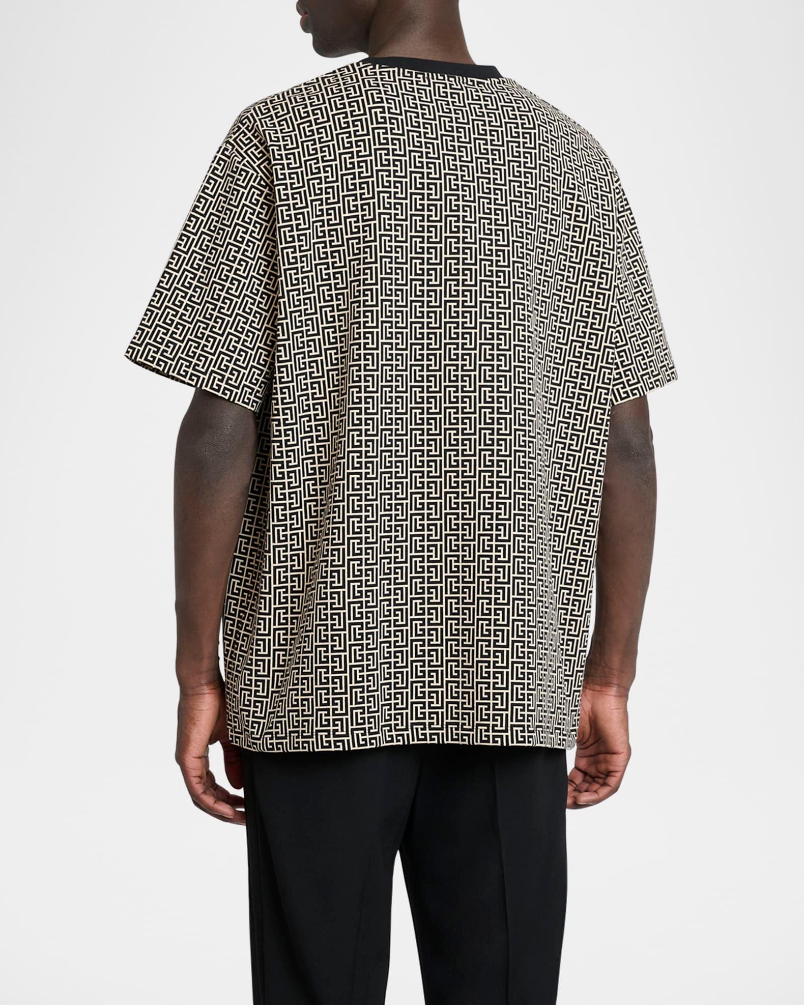 Men's Couture Label Monogram Crewneck T-Shirt Product Image