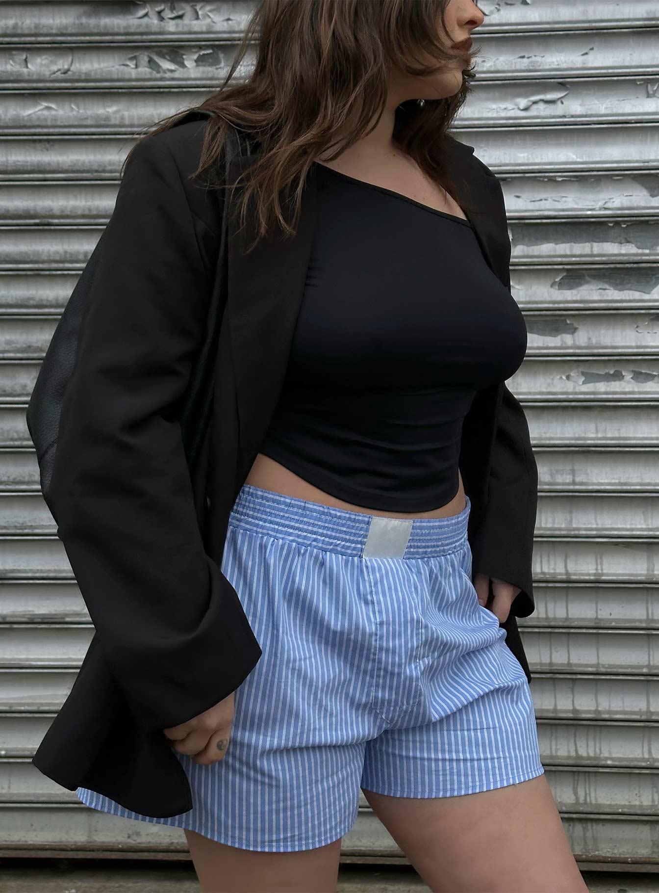 Cobain Shorts Blue Stripe Product Image