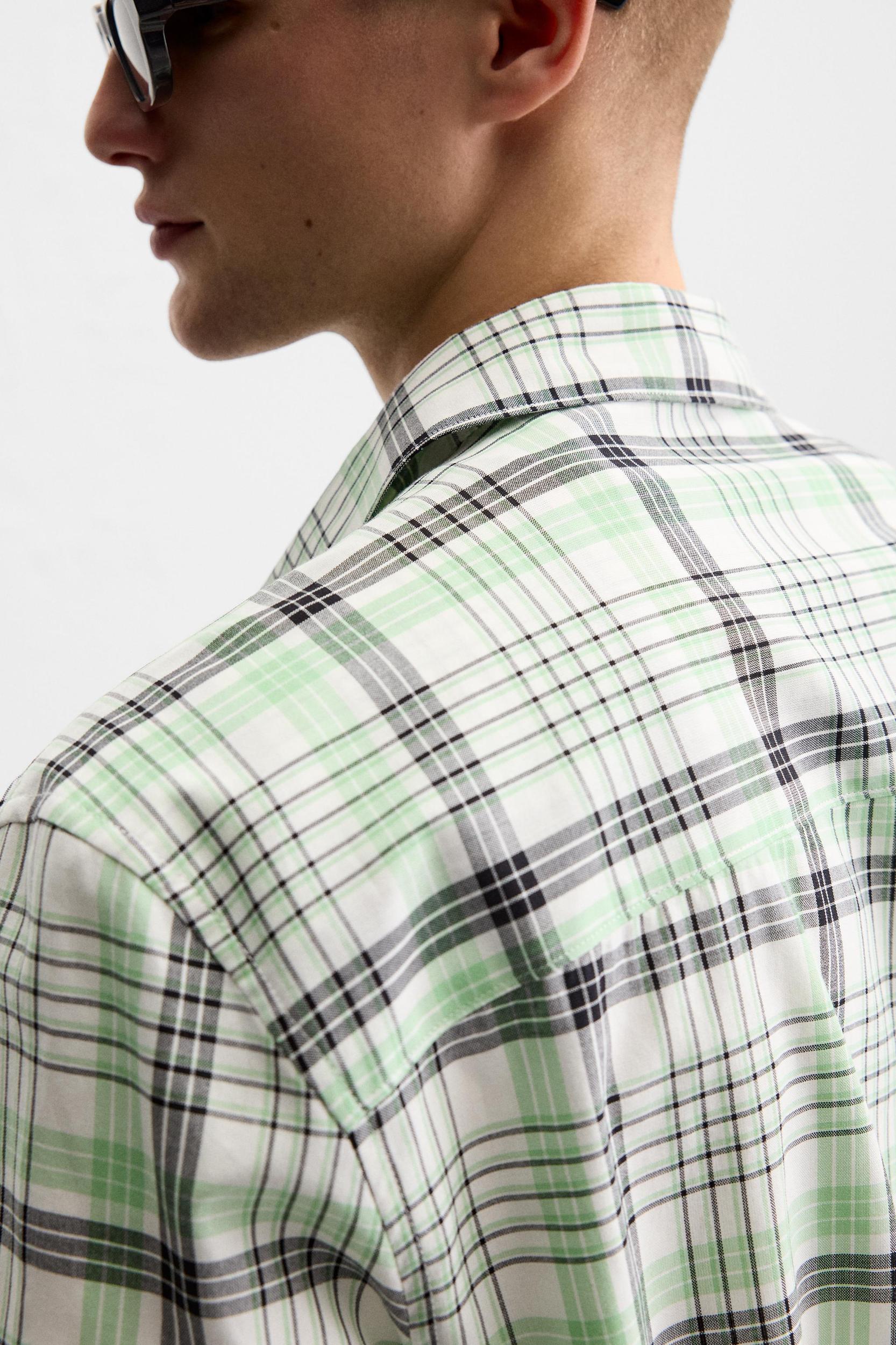 PLAID POCKET SHIRT Product Image