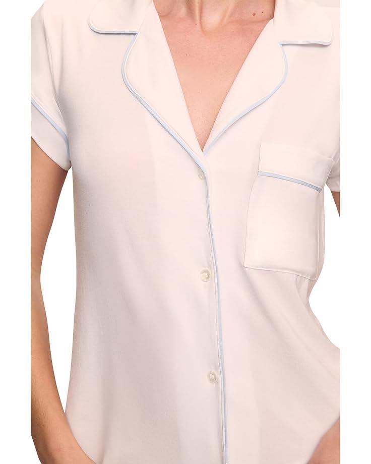 Gisele Printed Short Sleeve Crop Pajama Product Image